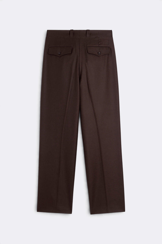 MUSEUM GARMENTS French Military Pants Dark Brown | Edgar Bdx