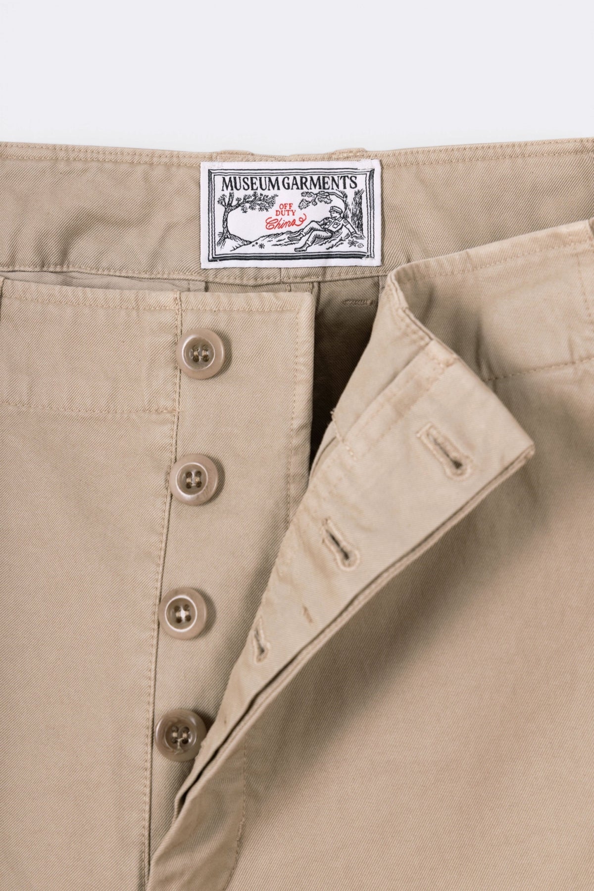 MUSEUM GARMENTS Off-Duty Chino Beige | Pantalon | Edgar Bdx