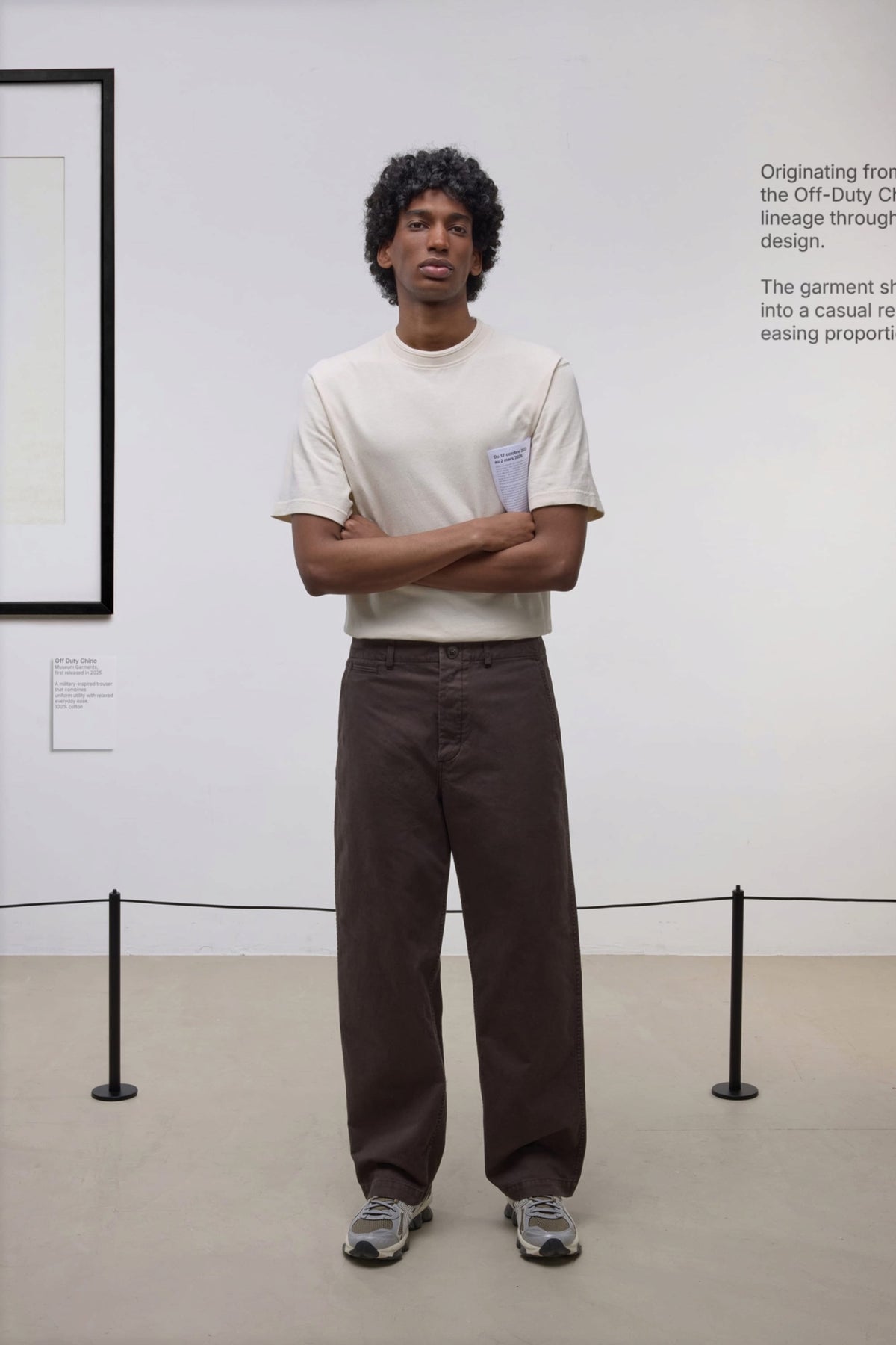 MUSEUM GARMENTS Off-Duty Chino Brown | Pantalon | Edgar Bdx
