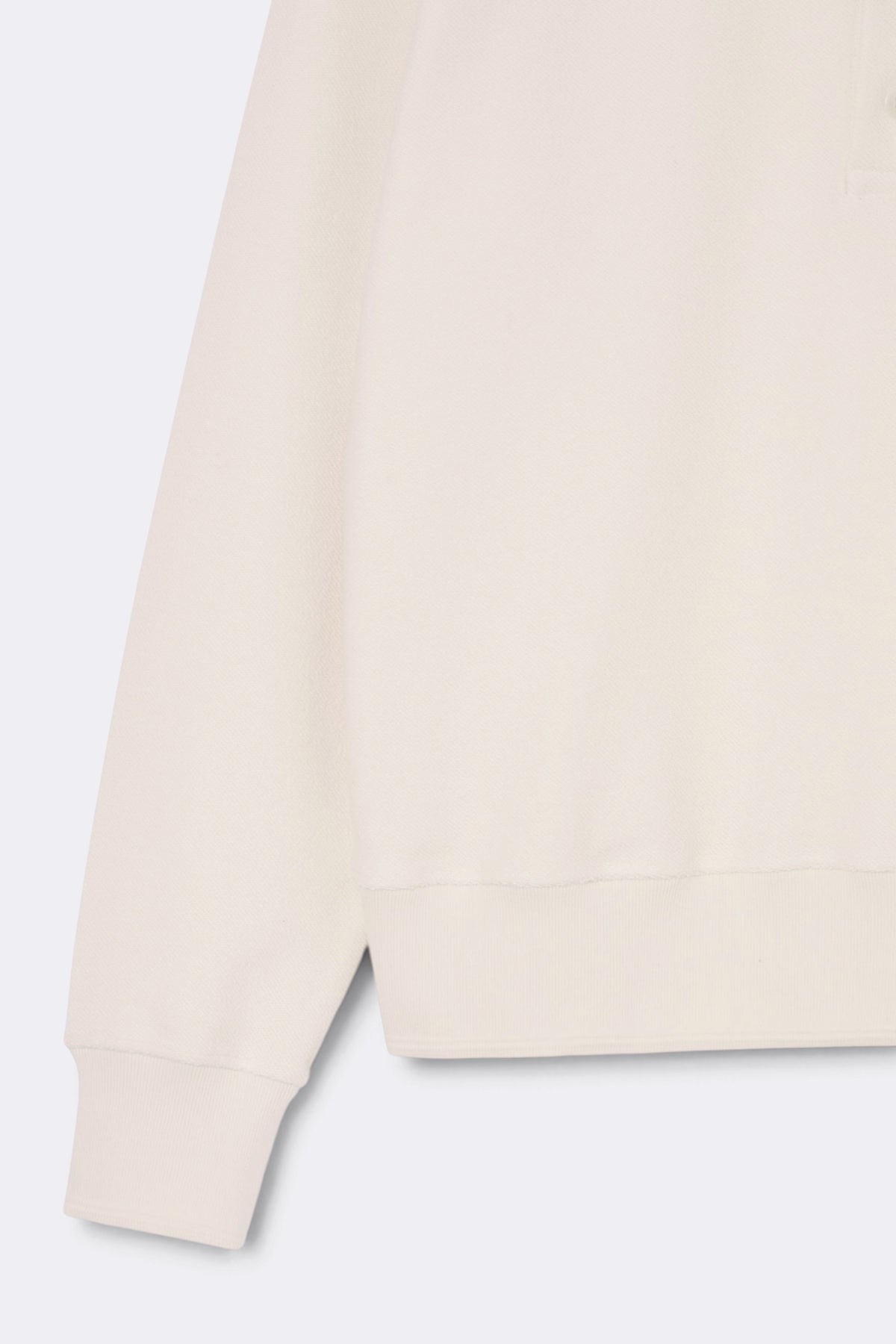 MUSEUM GARMENTS Reverse Polo Sweatshirt Natural | Edgar Bdx
