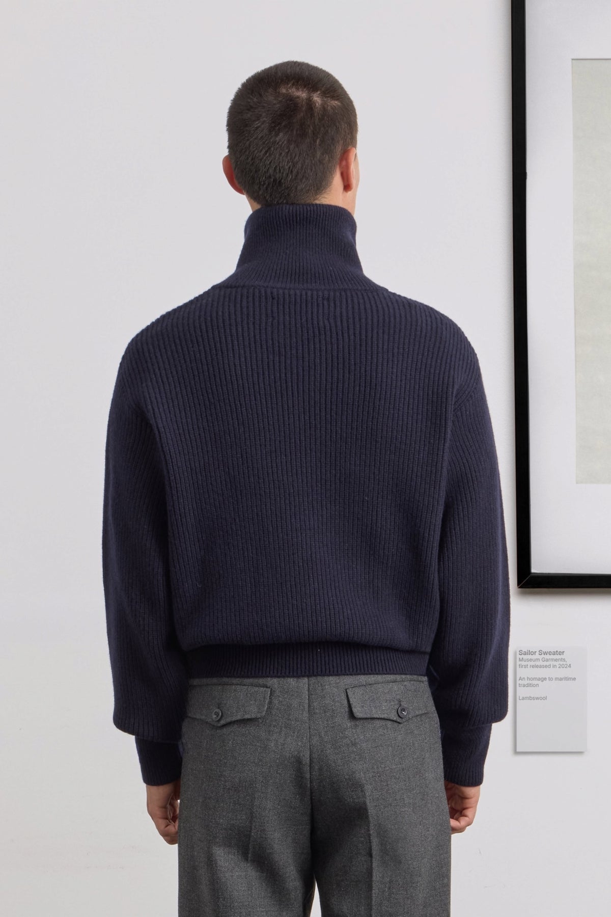 MUSEUM GARMENTS Sailor Sweater Navy | Pull | Edgar Bdx