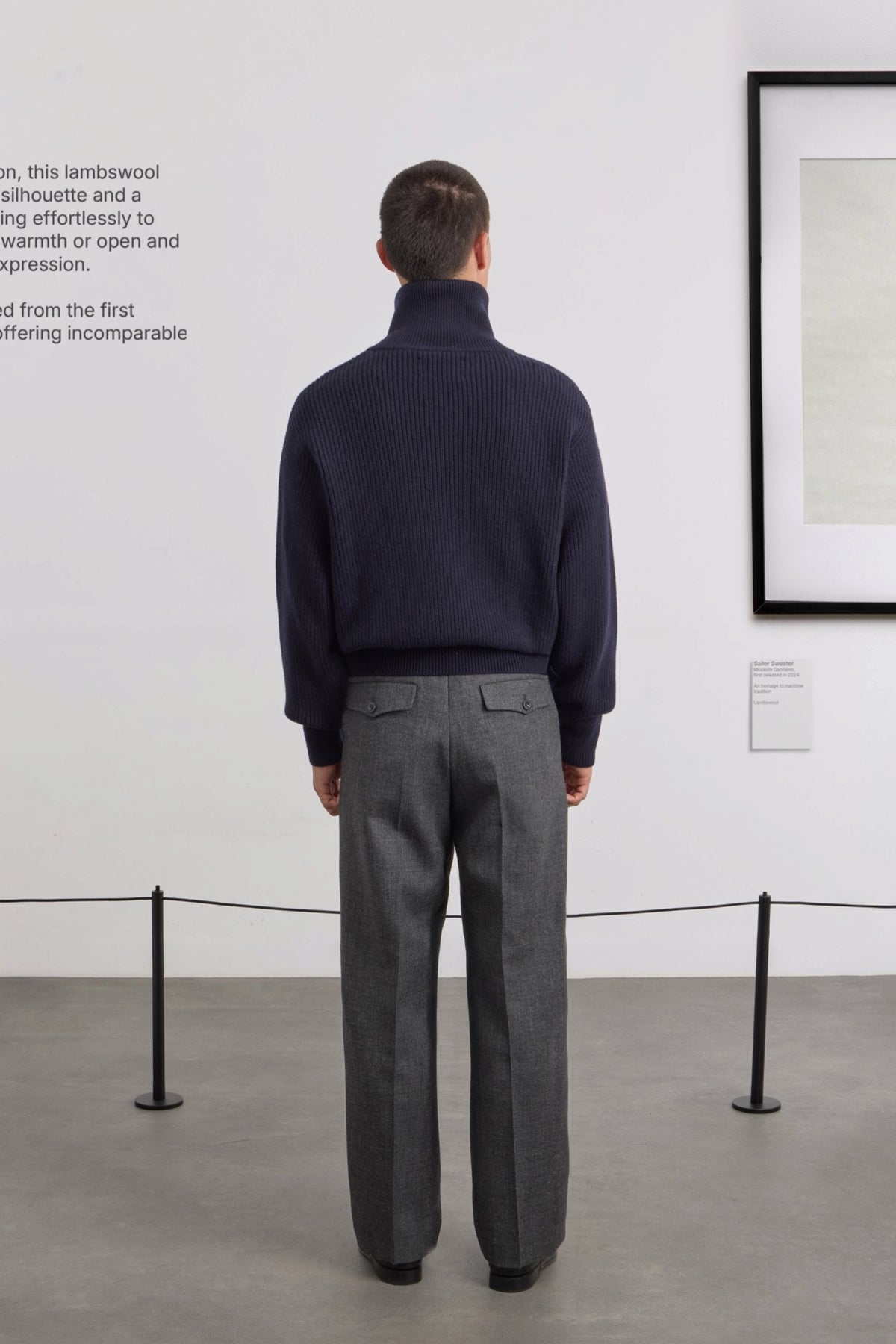 MUSEUM GARMENTS Sailor Sweater Navy | Pull | Edgar Bdx