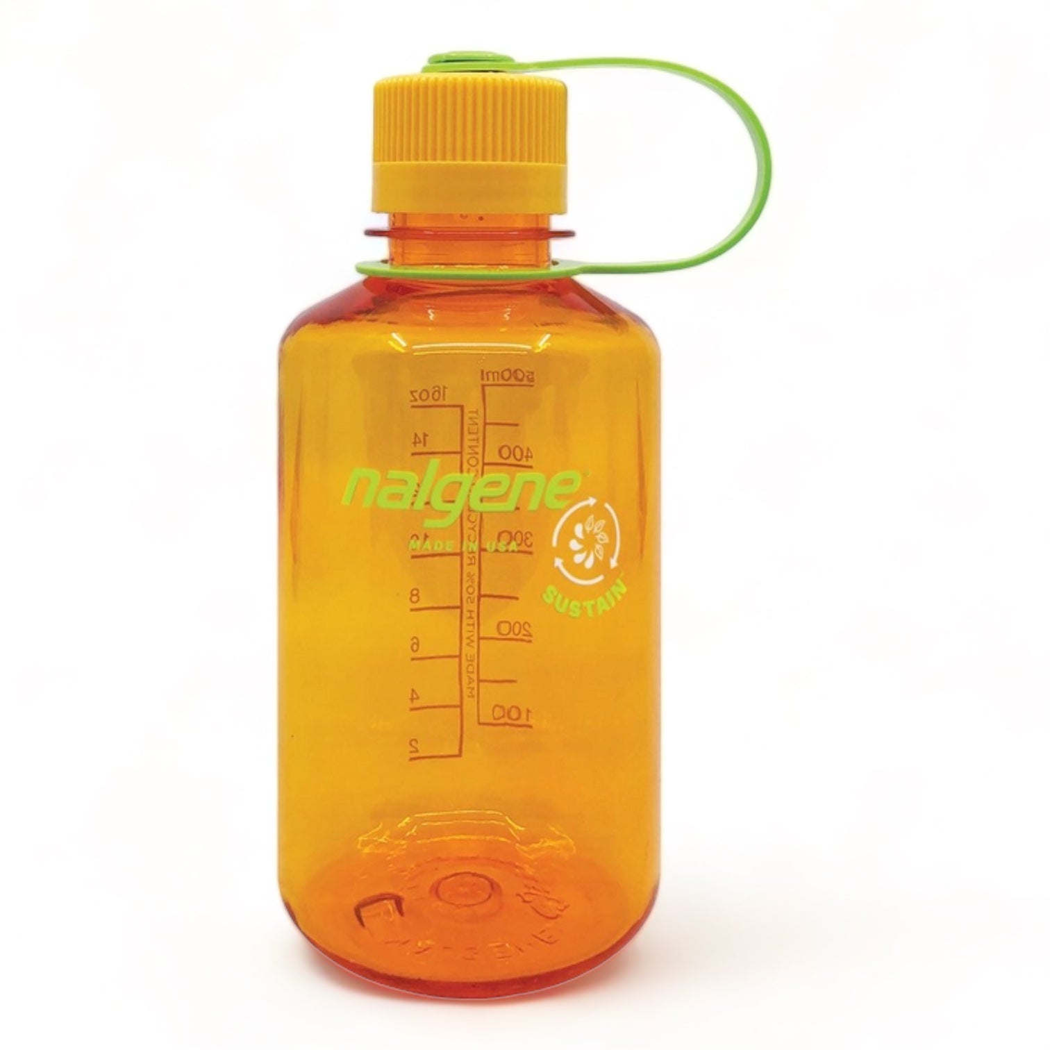 Nalgene - 16oz Narrow Mouth Sustain Water Bottle (Clementine)