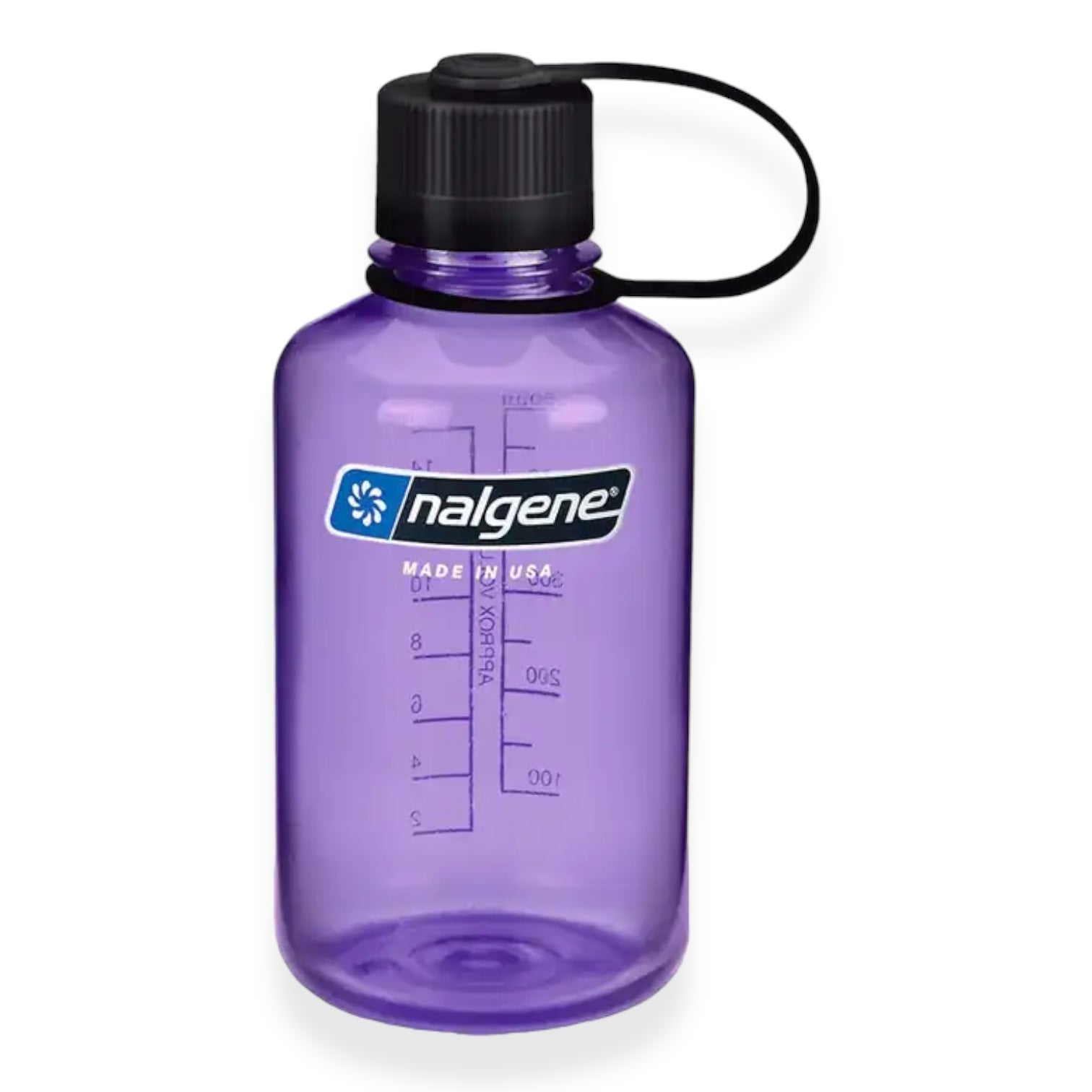 Nalgene - 16oz Narrow Mouth Sustain Water Bottle (Purple / Black)