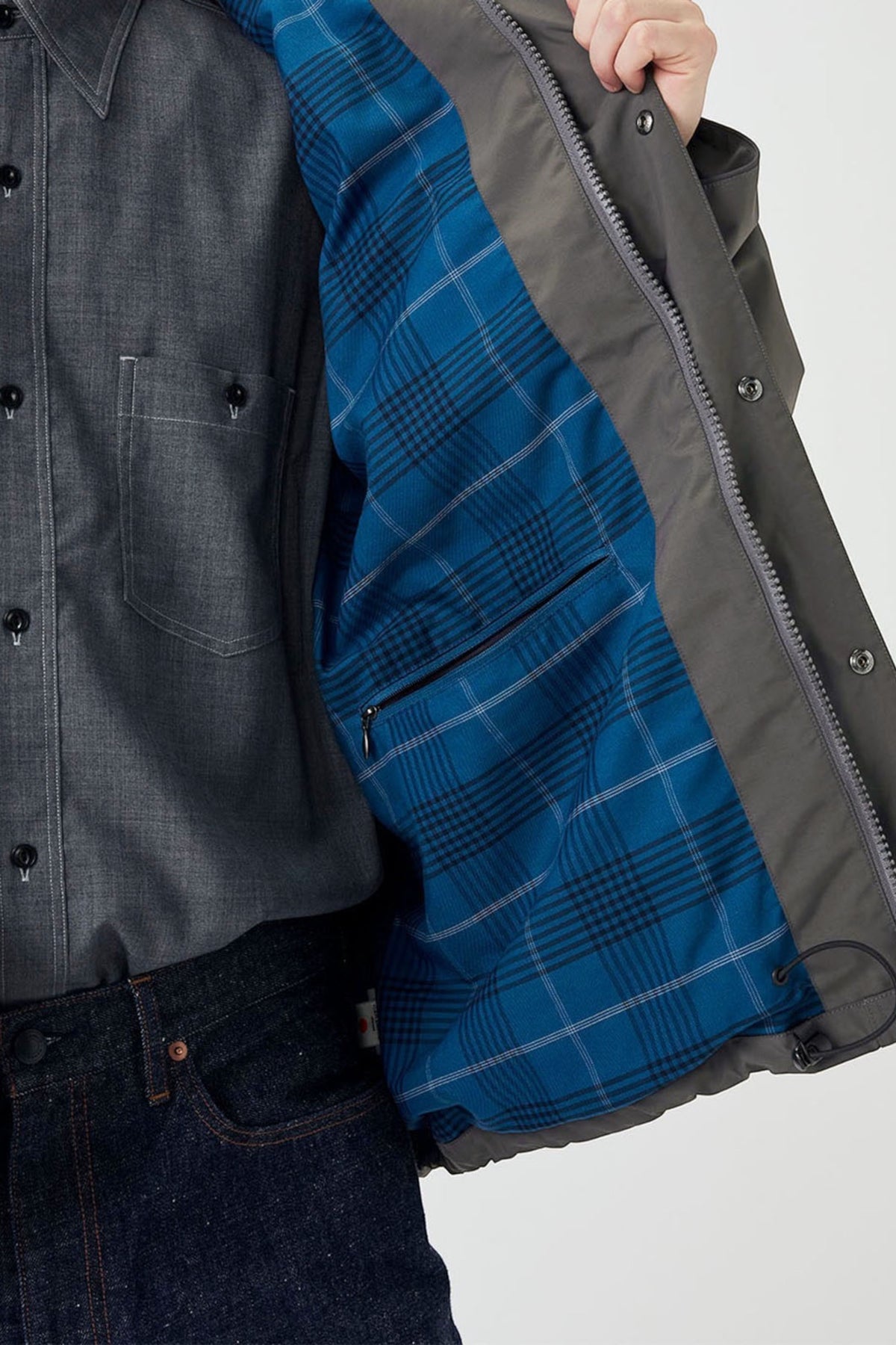 NANAMICA 2L Pertex Unlimited Field Jacket Dark Olive | Edgar Bdx
