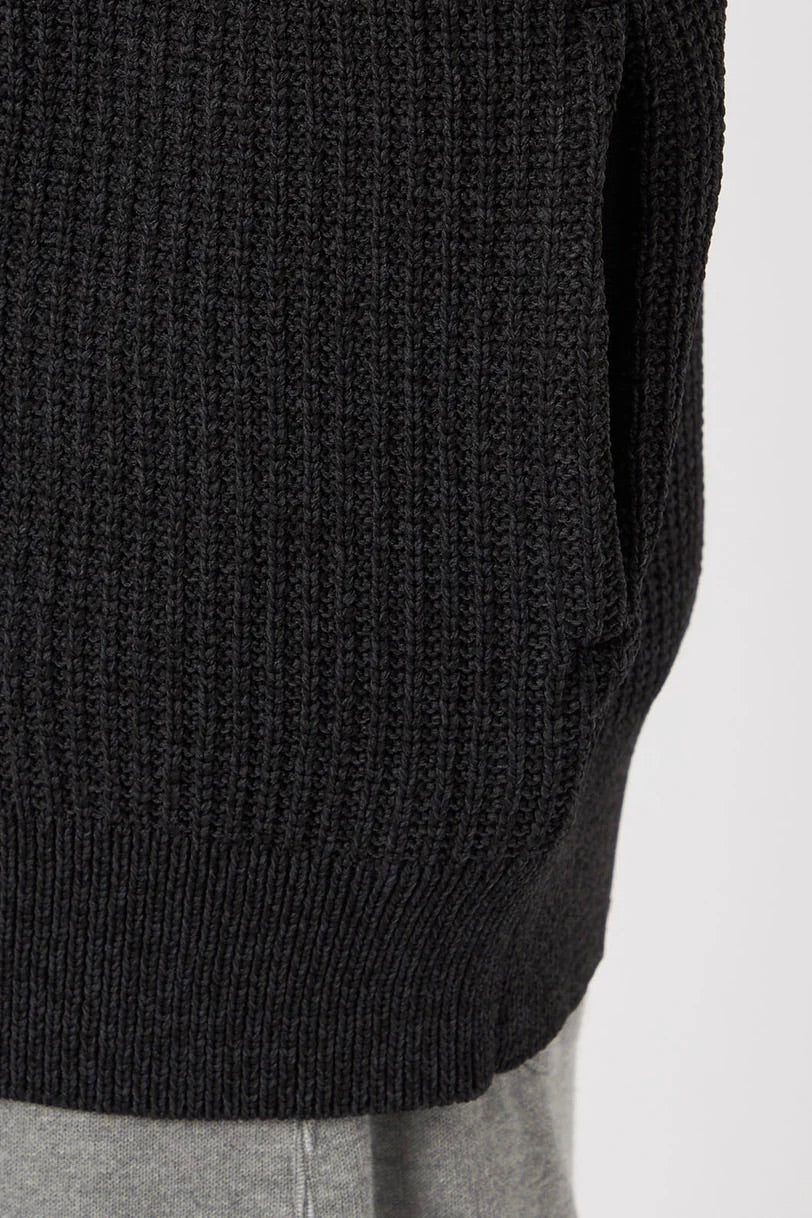 Nanamica - 5G Zip Cardigan (Black)