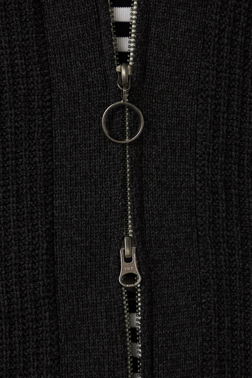 Nanamica - 5G Zip Cardigan (Black)
