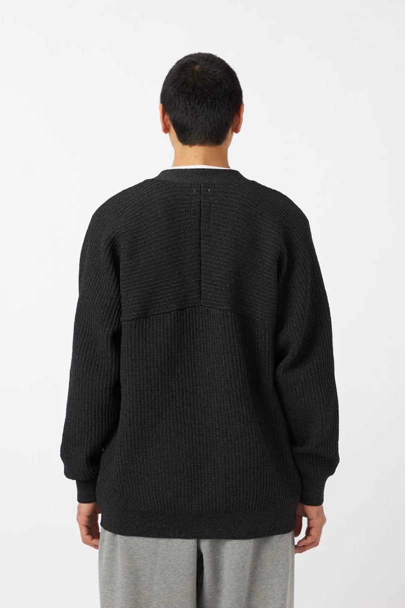 Nanamica - 5G Zip Cardigan (Black)