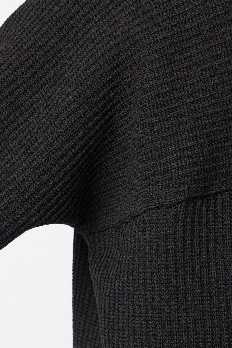 Nanamica - 5G Zip Cardigan (Black)