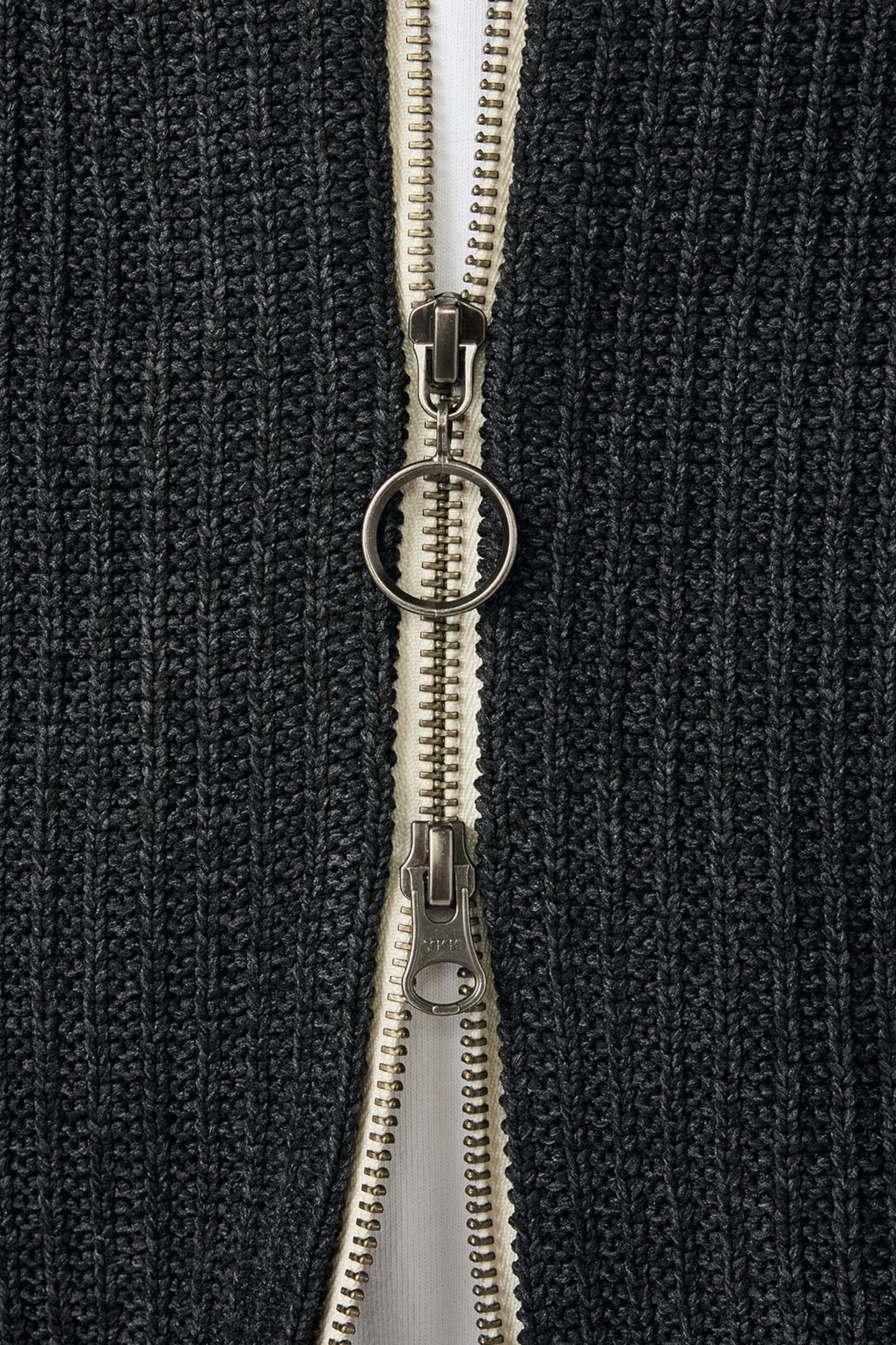 Cardigan Zip 5G Nanamica Navy - Cardigan Polyester Recyclé Japonais
