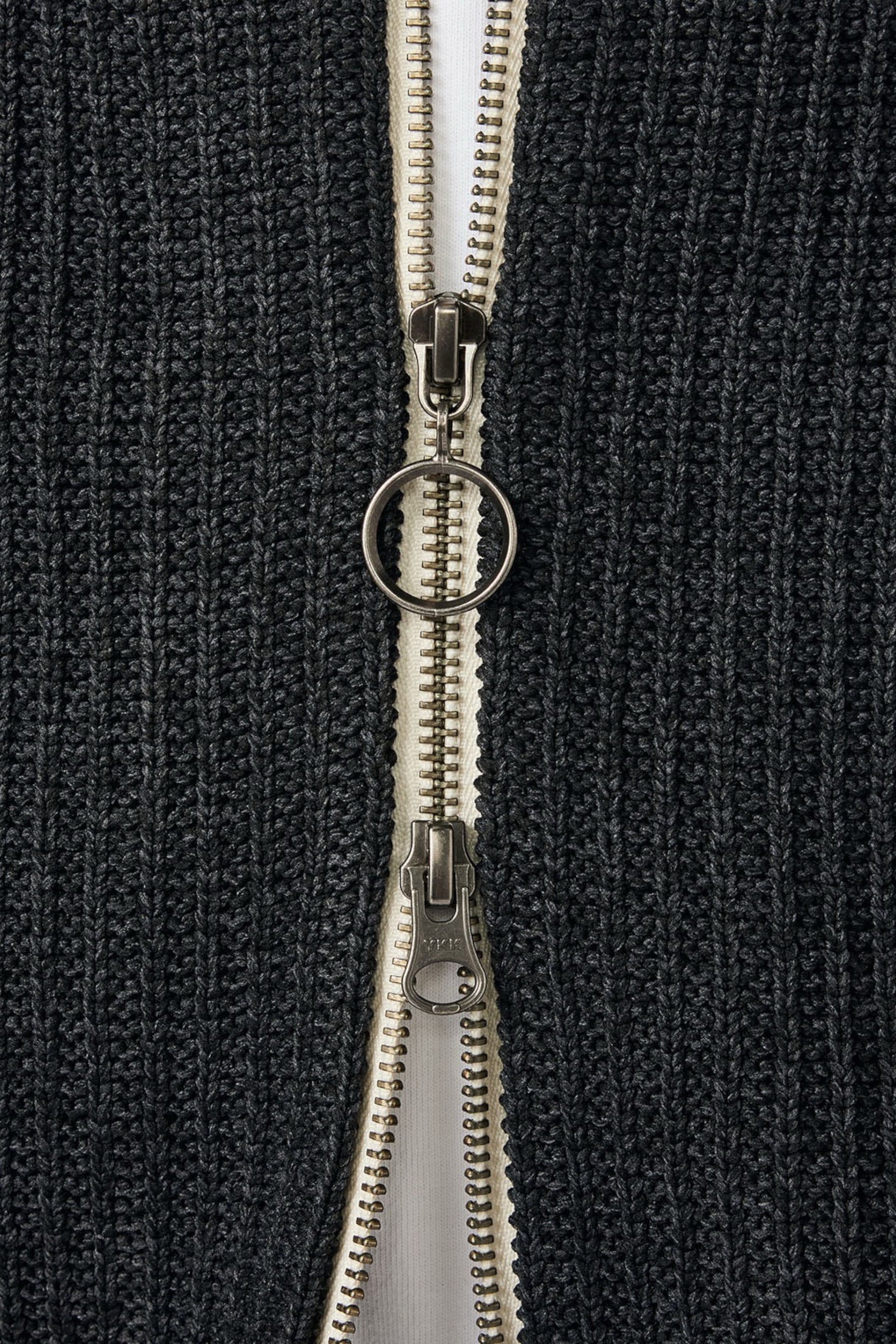 Cardigan Zip 5G Nanamica Navy - Cardigan Polyester Recyclé Japonais