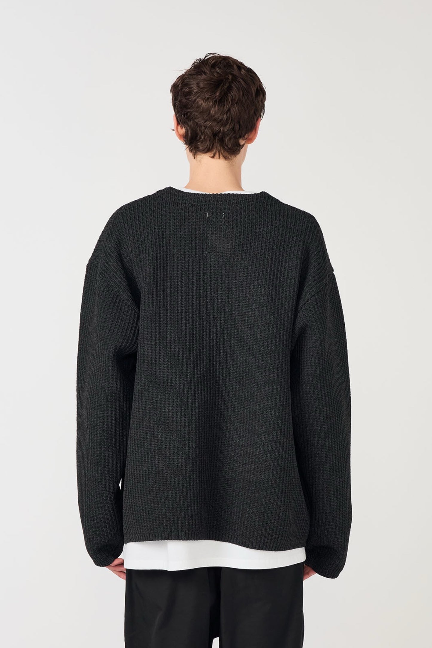 Cardigan Zip 5G Nanamica Navy - Cardigan Polyester Recyclé Japonais