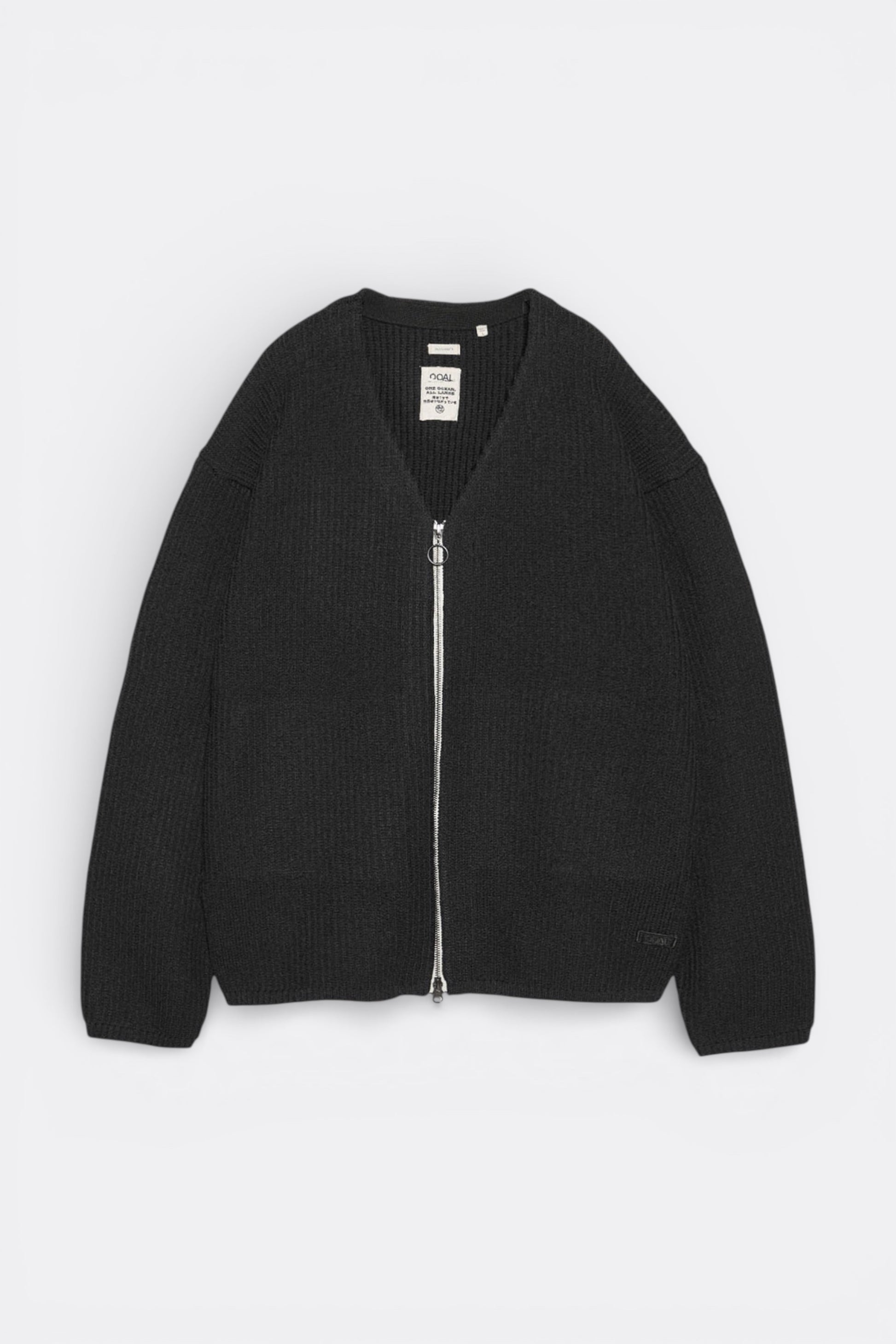 Cardigan Zip 5G Nanamica Navy - Cardigan Polyester Recyclé Japonais