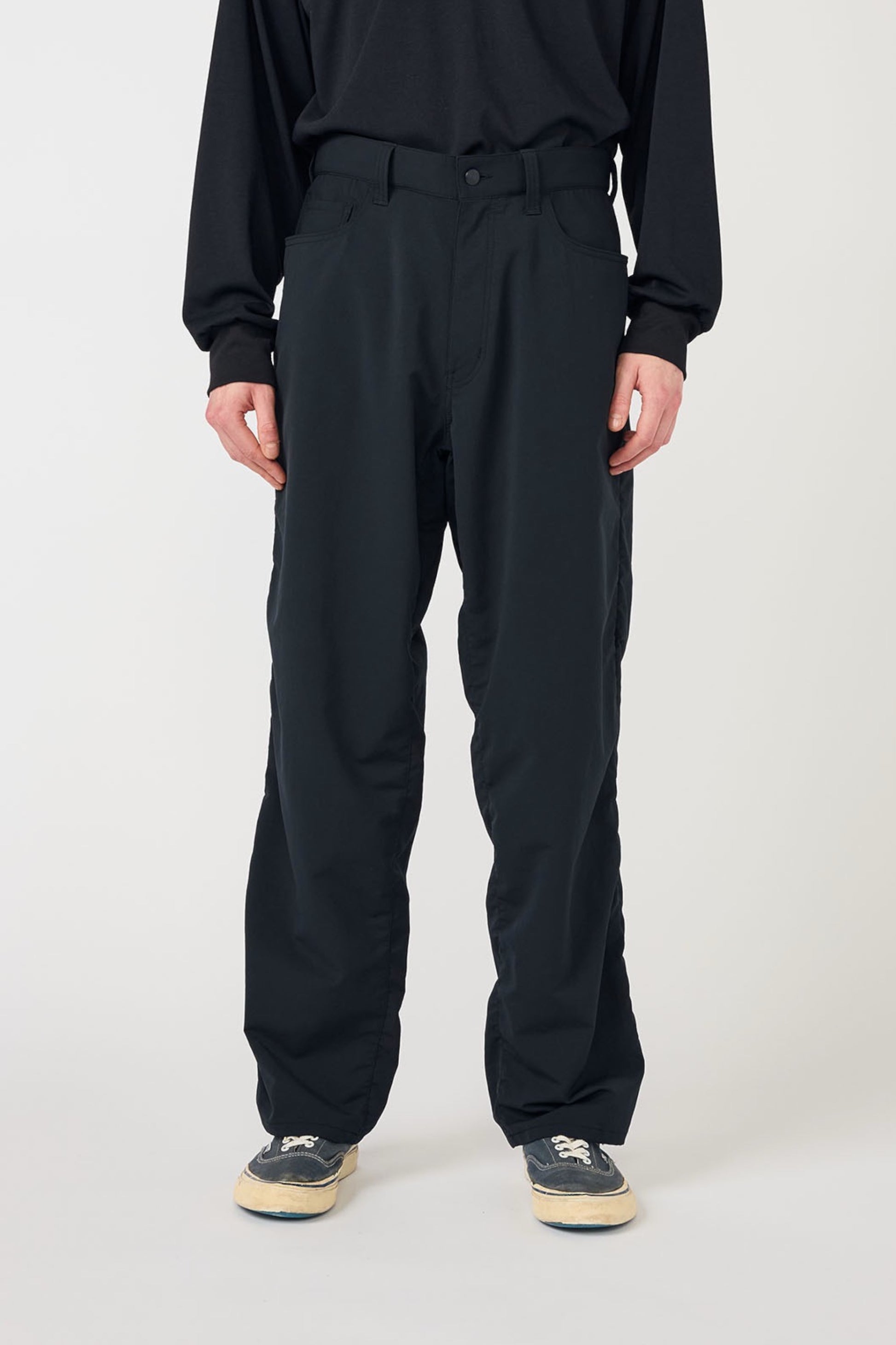 Pantalon Nanamica ALPHADRY 5Pocket Pants Bleu Marine - Tissu Technique