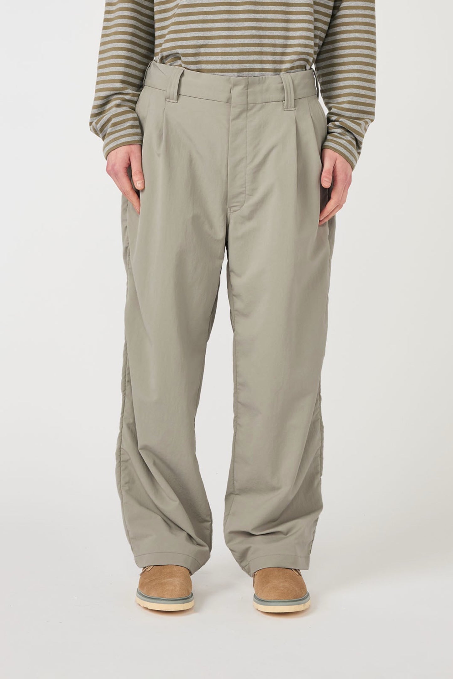 Pantalon Nanamica ALPHADRY Club Pants Noir - Tissu Technique Large