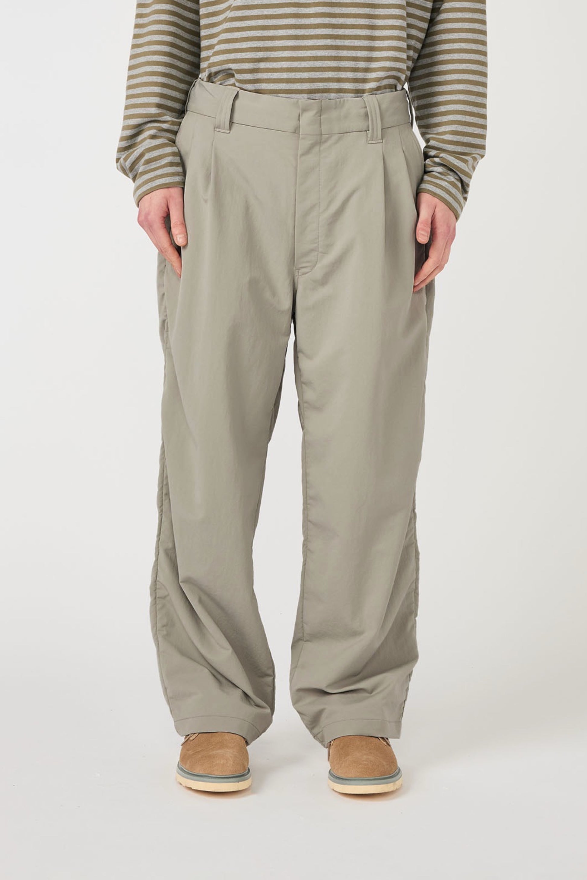 Pantalon Nanamica ALPHADRY Club Pants Noir - Tissu Technique Large