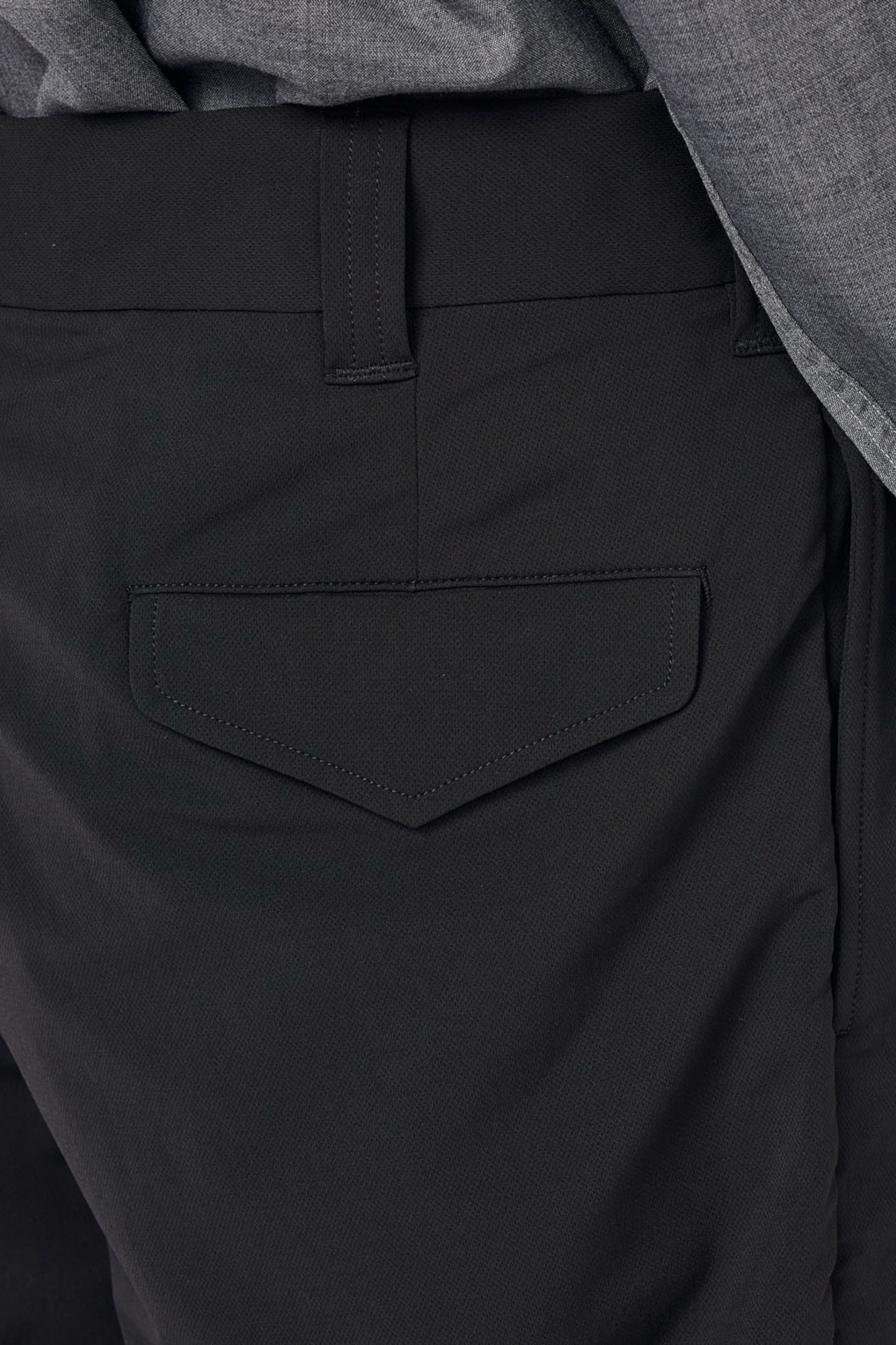 Short Nanamica ALPHADRY Double Pleat Noir - Tissu Technique Large