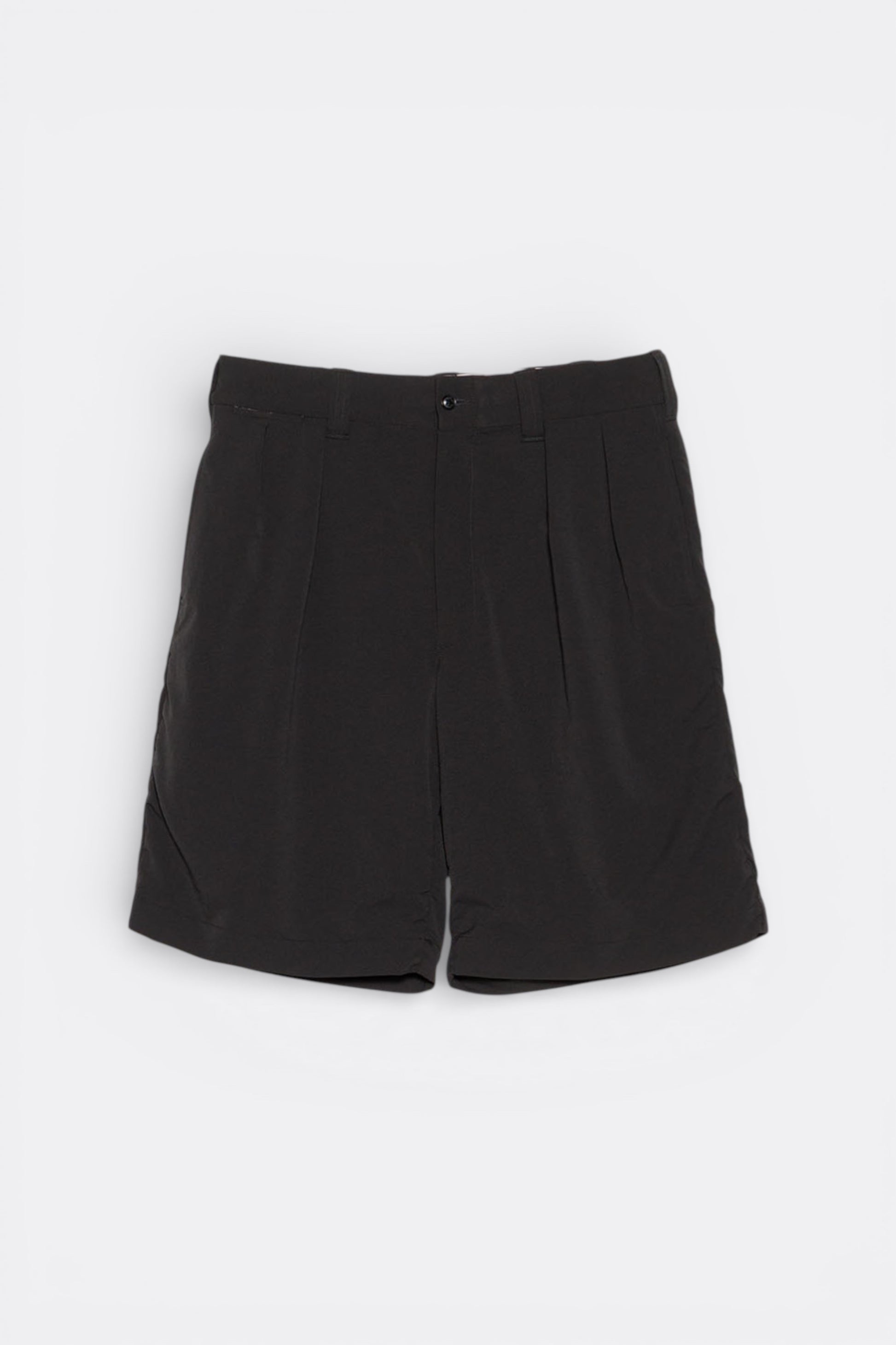 Short Nanamica ALPHADRY Double Pleat Noir - Tissu Technique Large