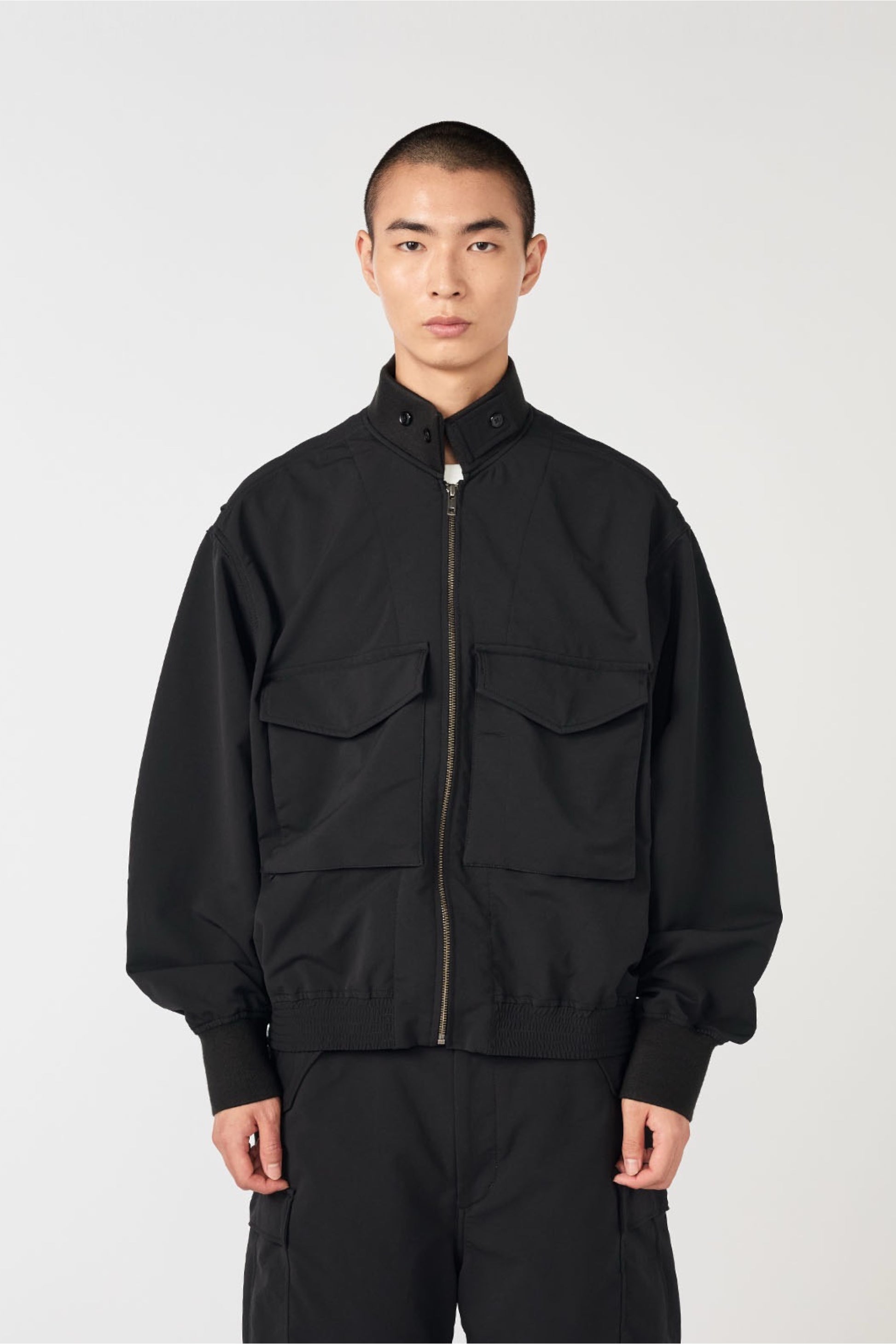 Veste Nanamica ALPHADRY Field Jacket Noire - Tissu Technique Oversize