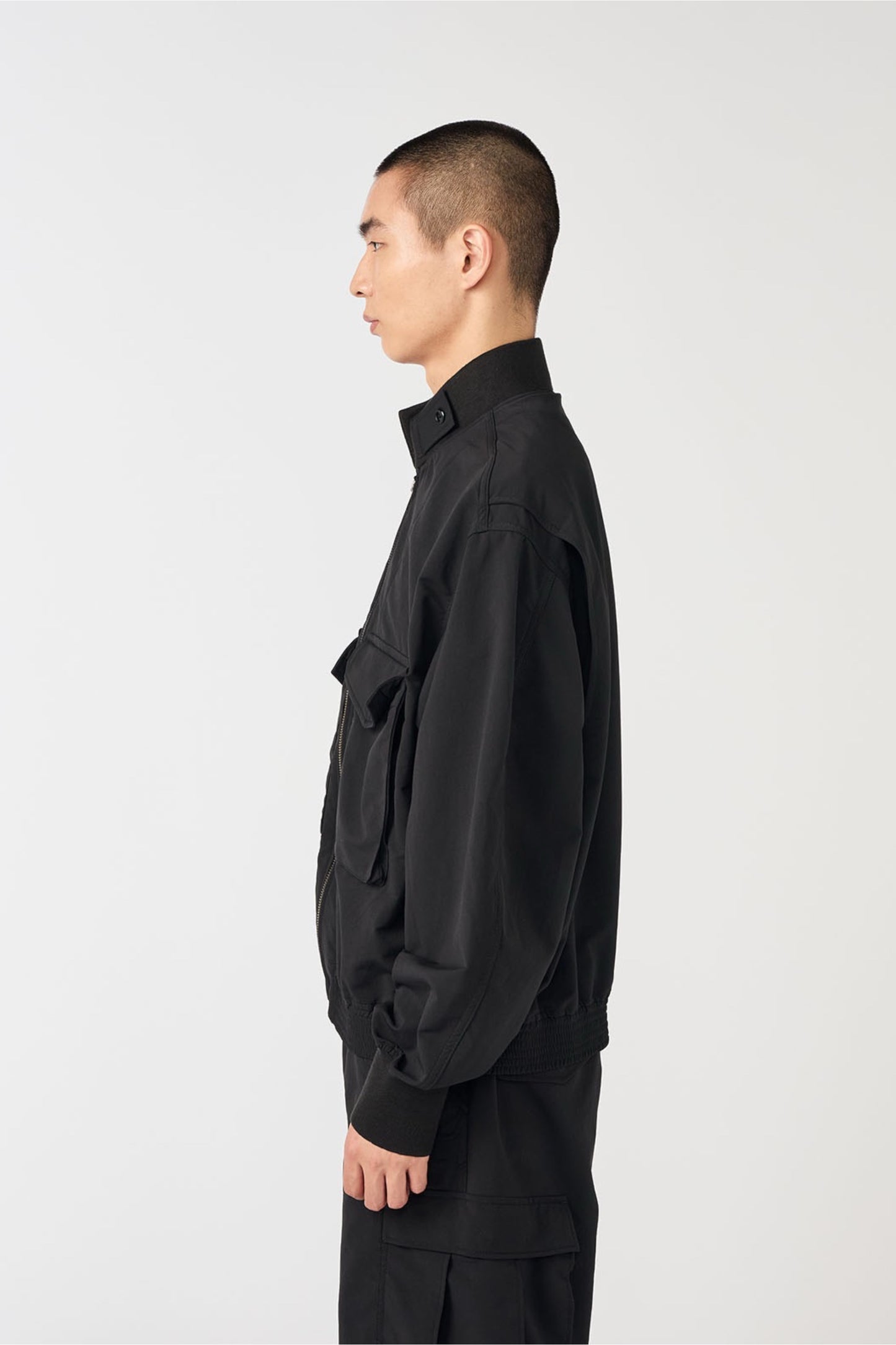 Veste Nanamica ALPHADRY Field Jacket Noire - Tissu Technique Oversize