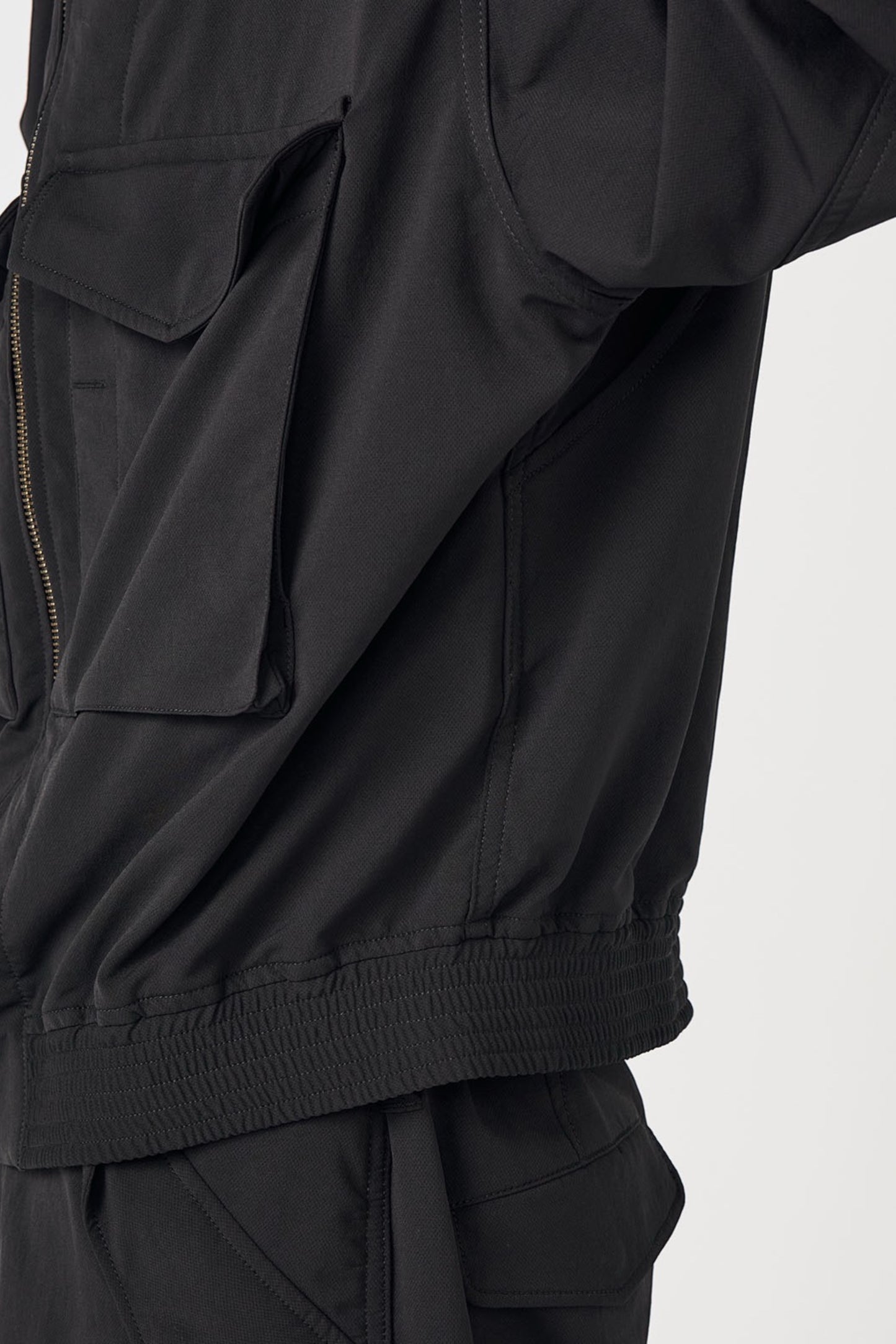 Veste Nanamica ALPHADRY Field Jacket Noire - Tissu Technique Oversize