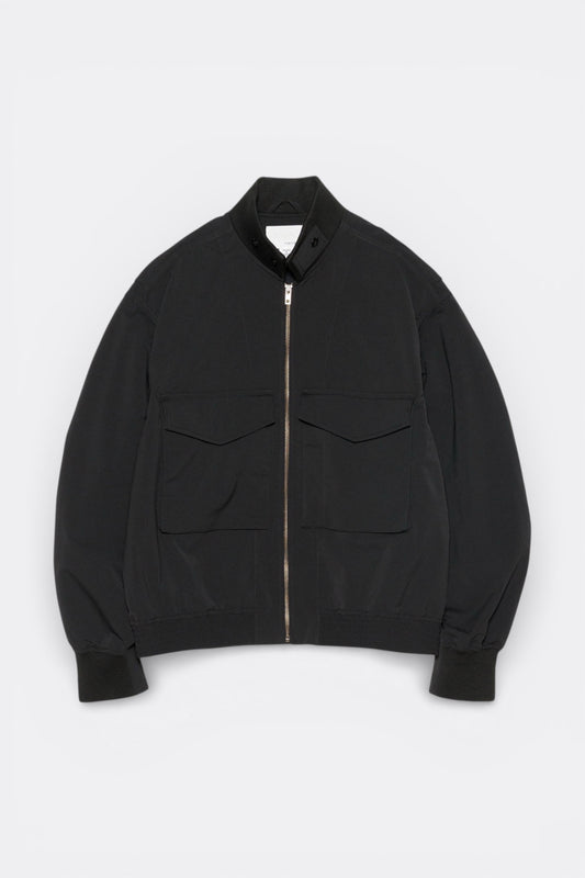 Veste Nanamica ALPHADRY Field Jacket Noire - Tissu Technique Oversize