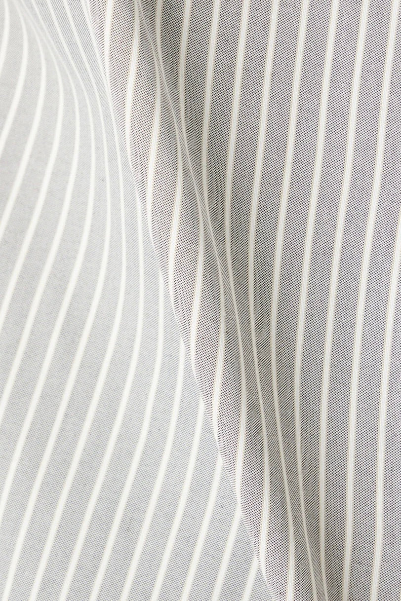 Nanamica - Button Down Stripe Wind Shirt (Brown)