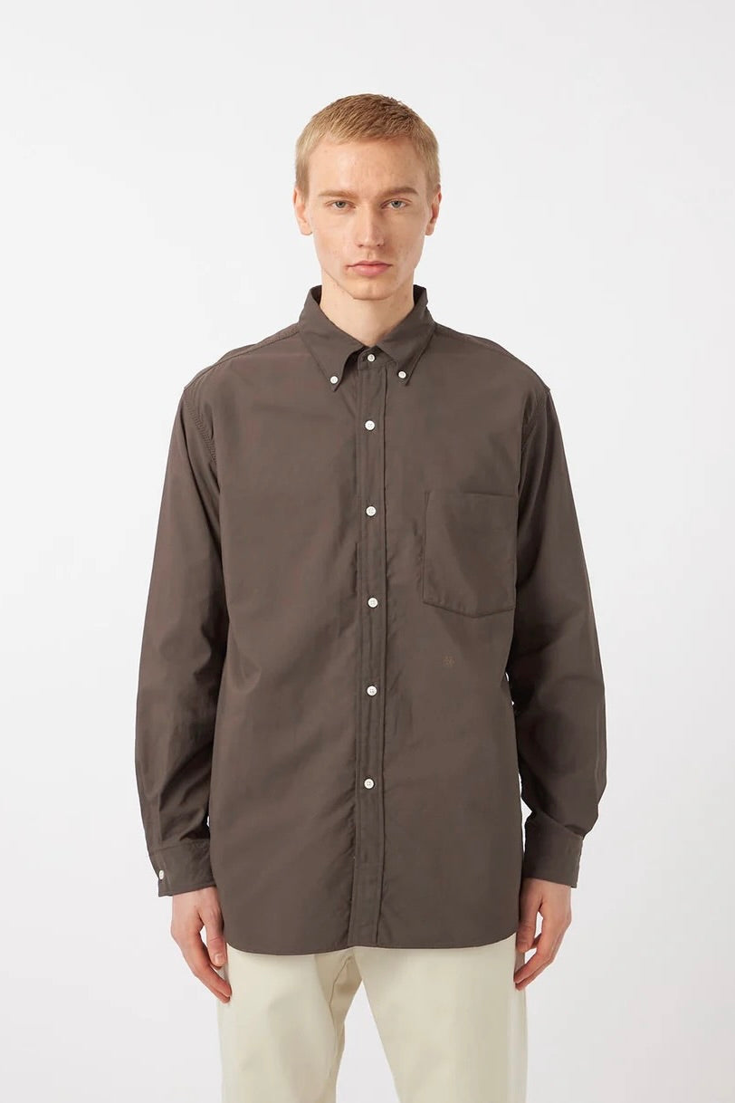 Nanamica - Button Down Wind Shirt (White)