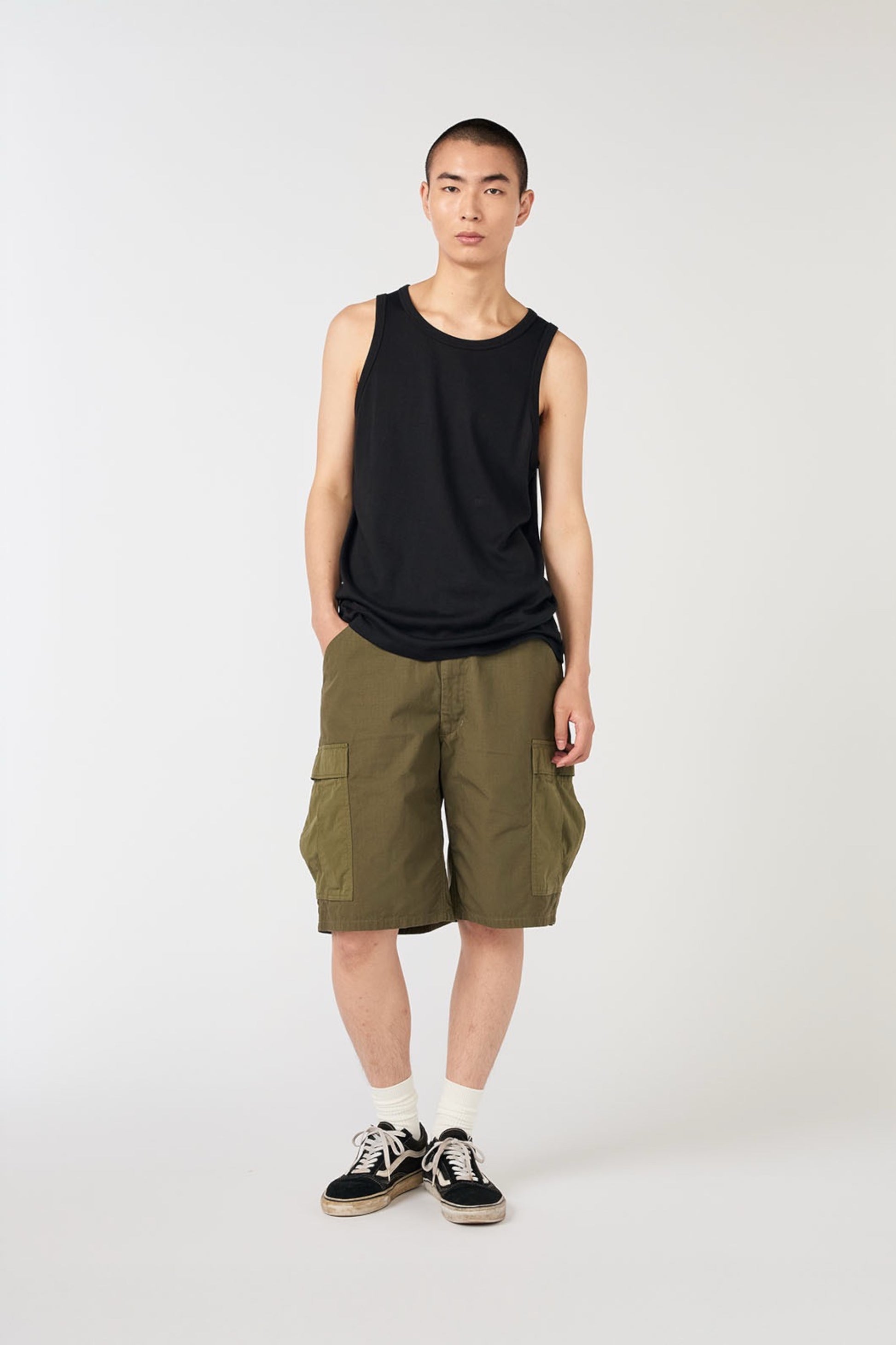 Short Nanamica Beige - Cargo CORDURA® Ripstop M-51 - Japon