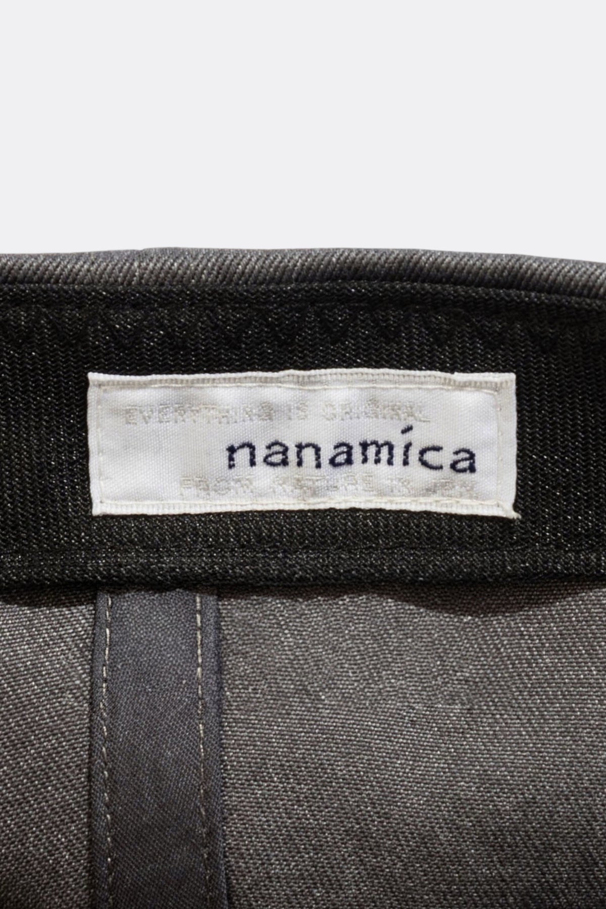 NANAMICA Chino Cap Heather Gray | Casquette Coton Bio | Edgar Bdx