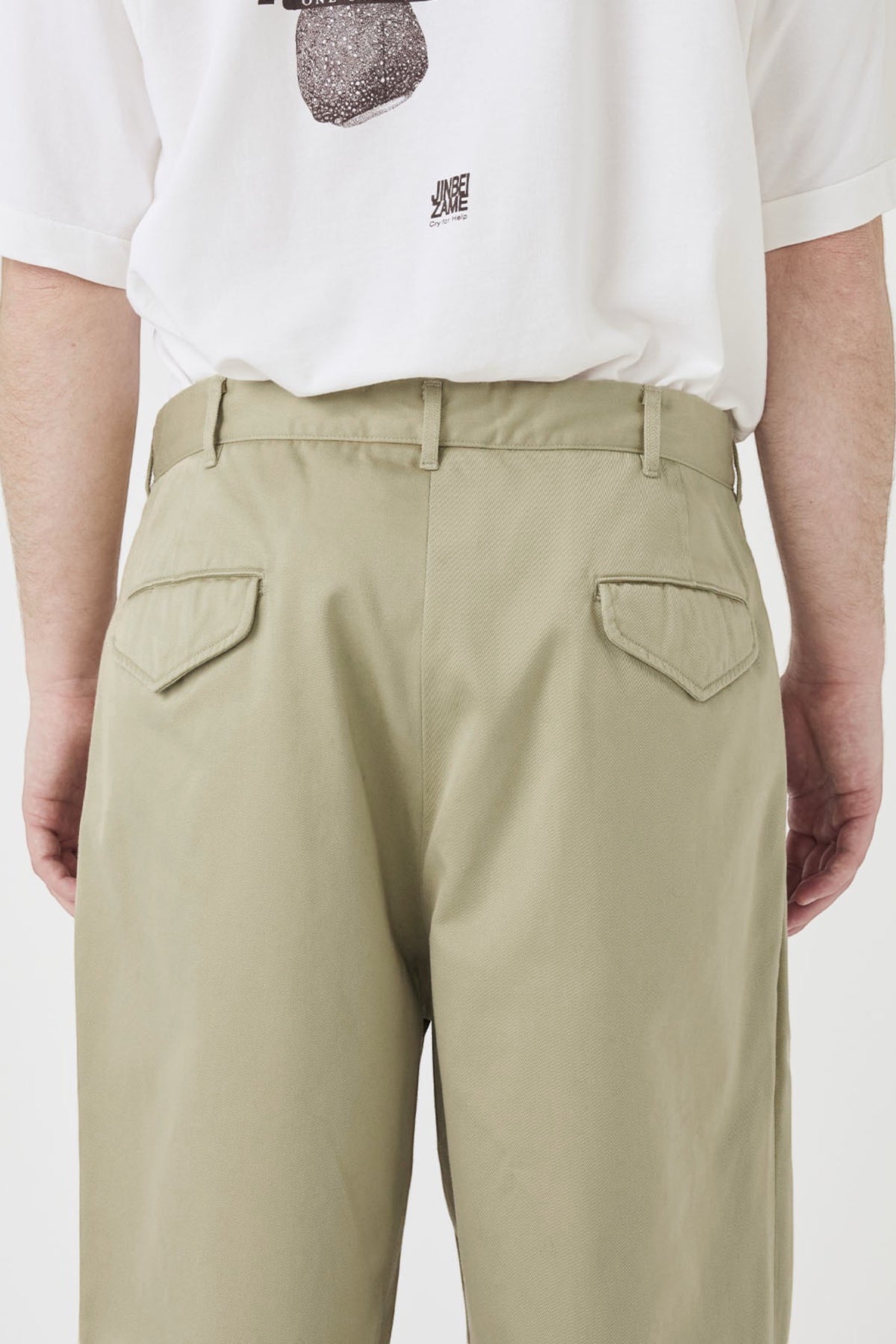NANAMICA Double Pleated Chino Pants Heather Gray | Chino Coton Bio Polyester Recyclé | Edgar Bdx