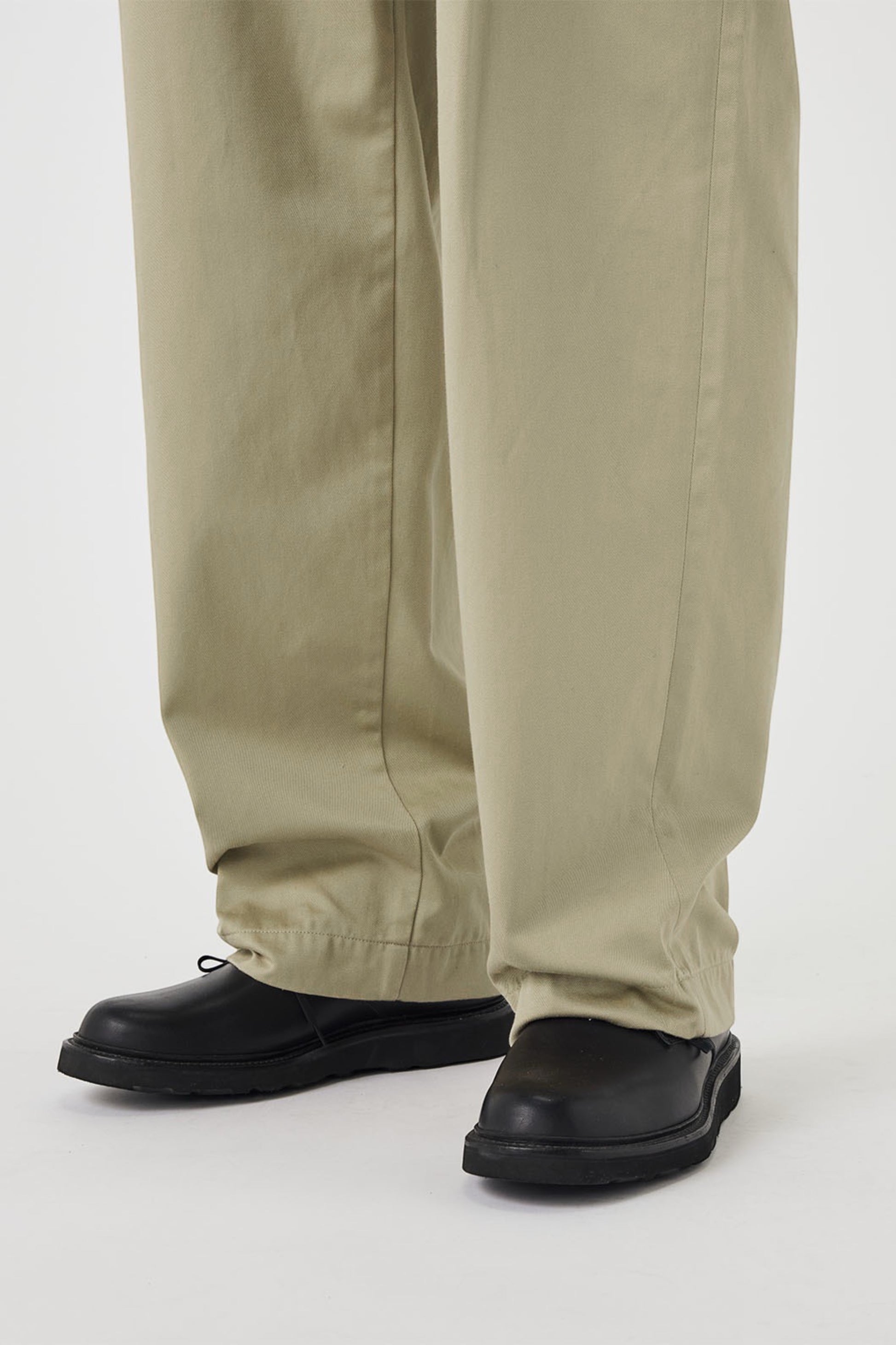 NANAMICA Double Pleated Chino Pants Heather Gray | Chino Coton Bio Polyester Recyclé | Edgar Bdx