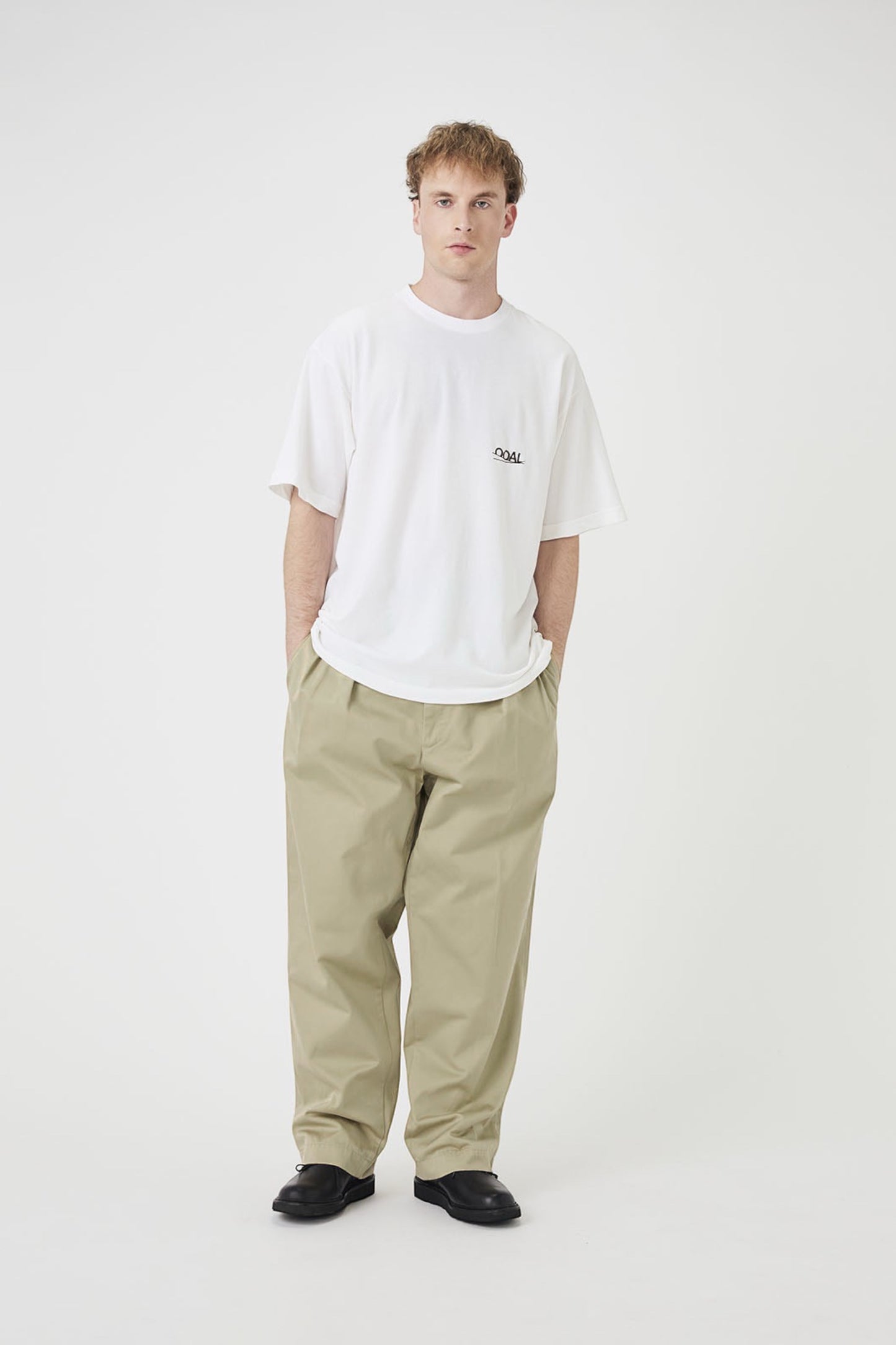 NANAMICA Double Pleated Chino Pants Heather Gray | Chino Coton Bio Polyester Recyclé | Edgar Bdx