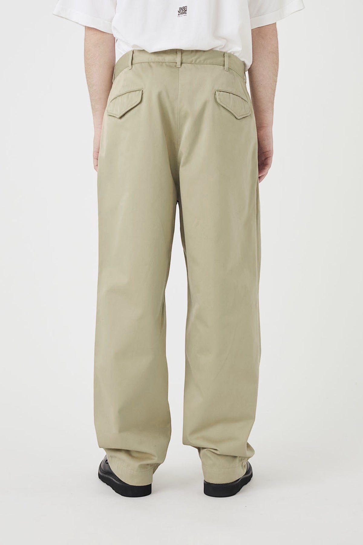 NANAMICA Double Pleated Chino Pants Heather Gray | Chino Coton Bio Polyester Recyclé | Edgar Bdx