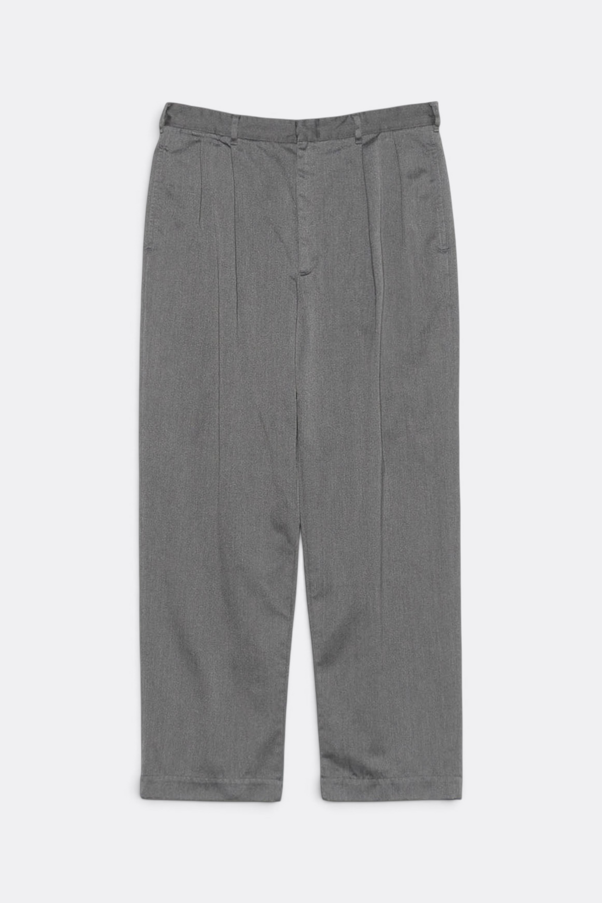 NANAMICA Double Pleated Chino Pants Heather Gray | Chino Coton Bio Polyester Recyclé | Edgar Bdx