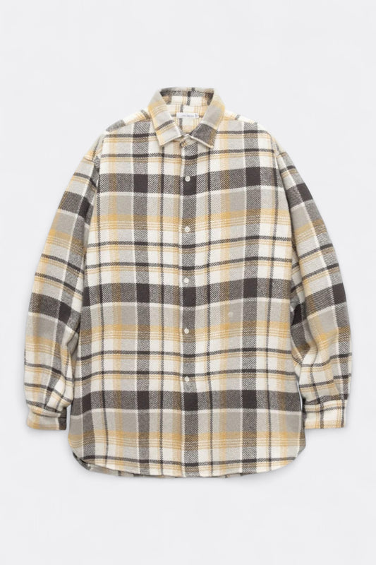 Nanamica - Heavy Flannel Shirt (Gray)
