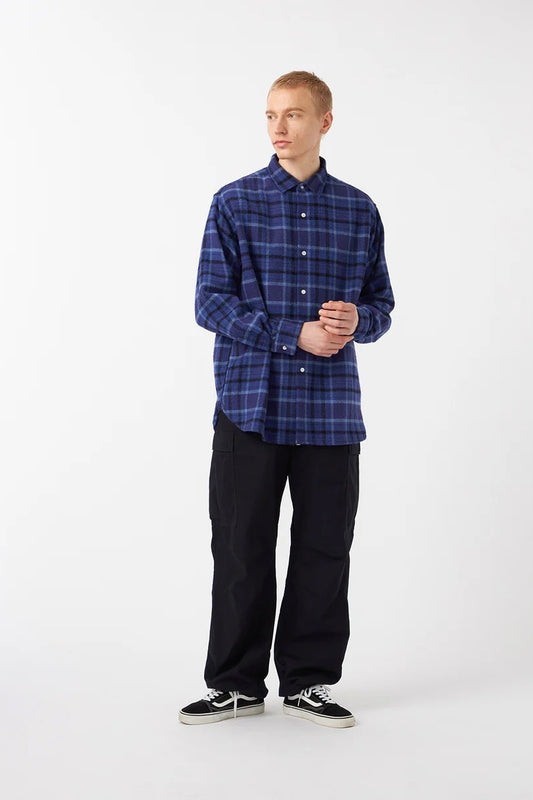 Nanamica - Heavy Flannel Shirt (Gray)