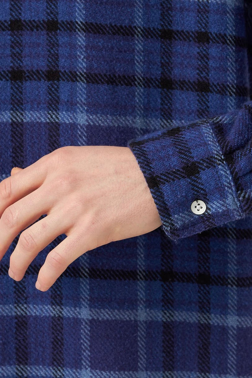 Nanamica - Heavy Flannel Shirt (Gray)