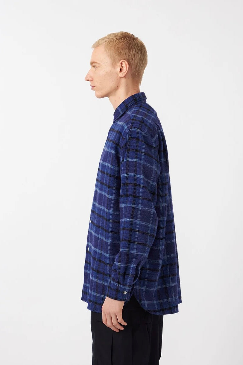 Nanamica - Heavy Flannel Shirt (Navy)