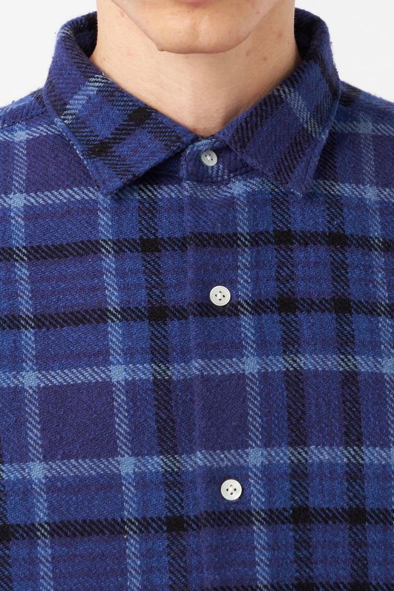 Nanamica - Heavy Flannel Shirt (Navy)