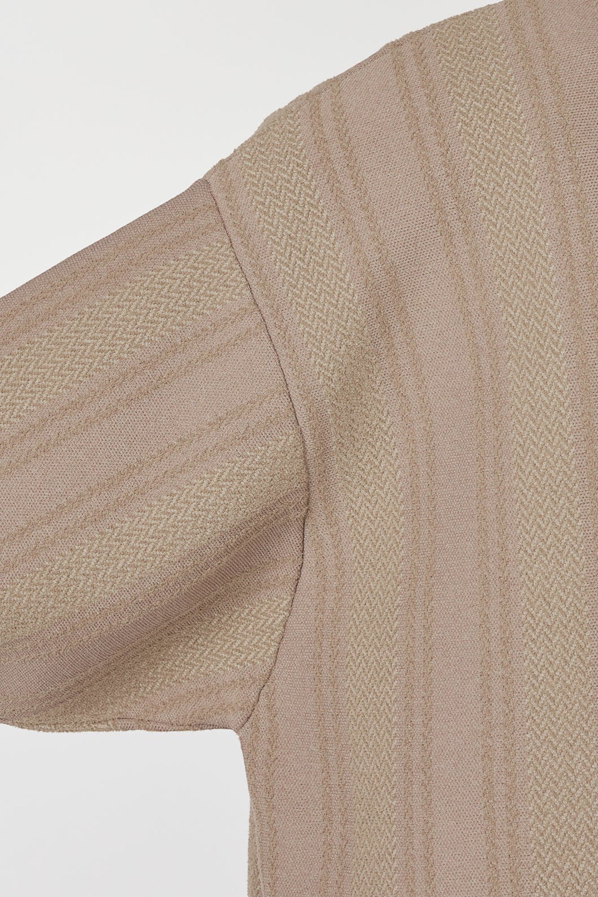 Polo Nanamica Knit Sweater Beige - Polyester Recyclé Oversize