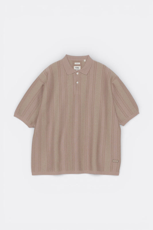 Polo Nanamica Knit Sweater Beige - Polyester Recyclé Oversize