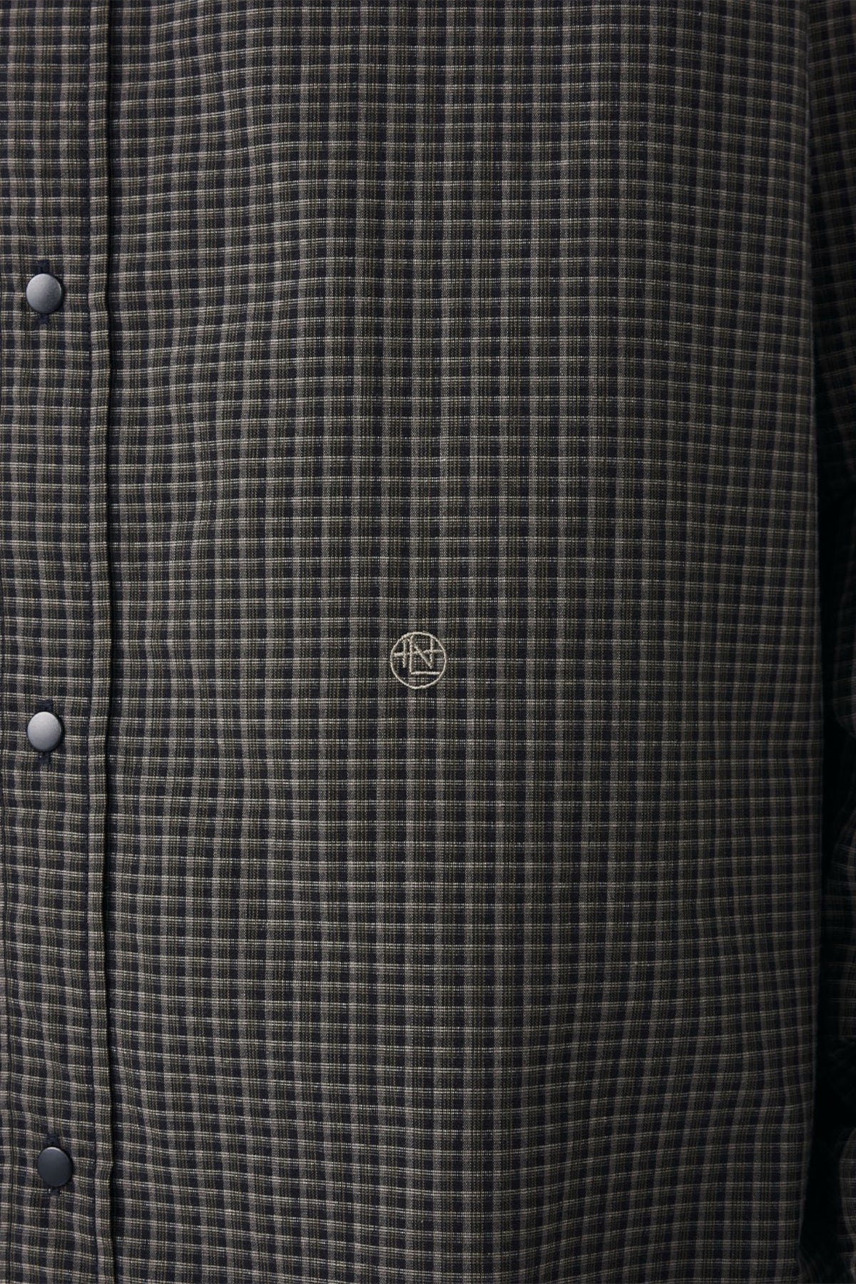 NANAMICA Micro Plaid Wind Shirt Gray | Chemise Broadcloth Micro-Carreaux Hybride | Edgar Bdx