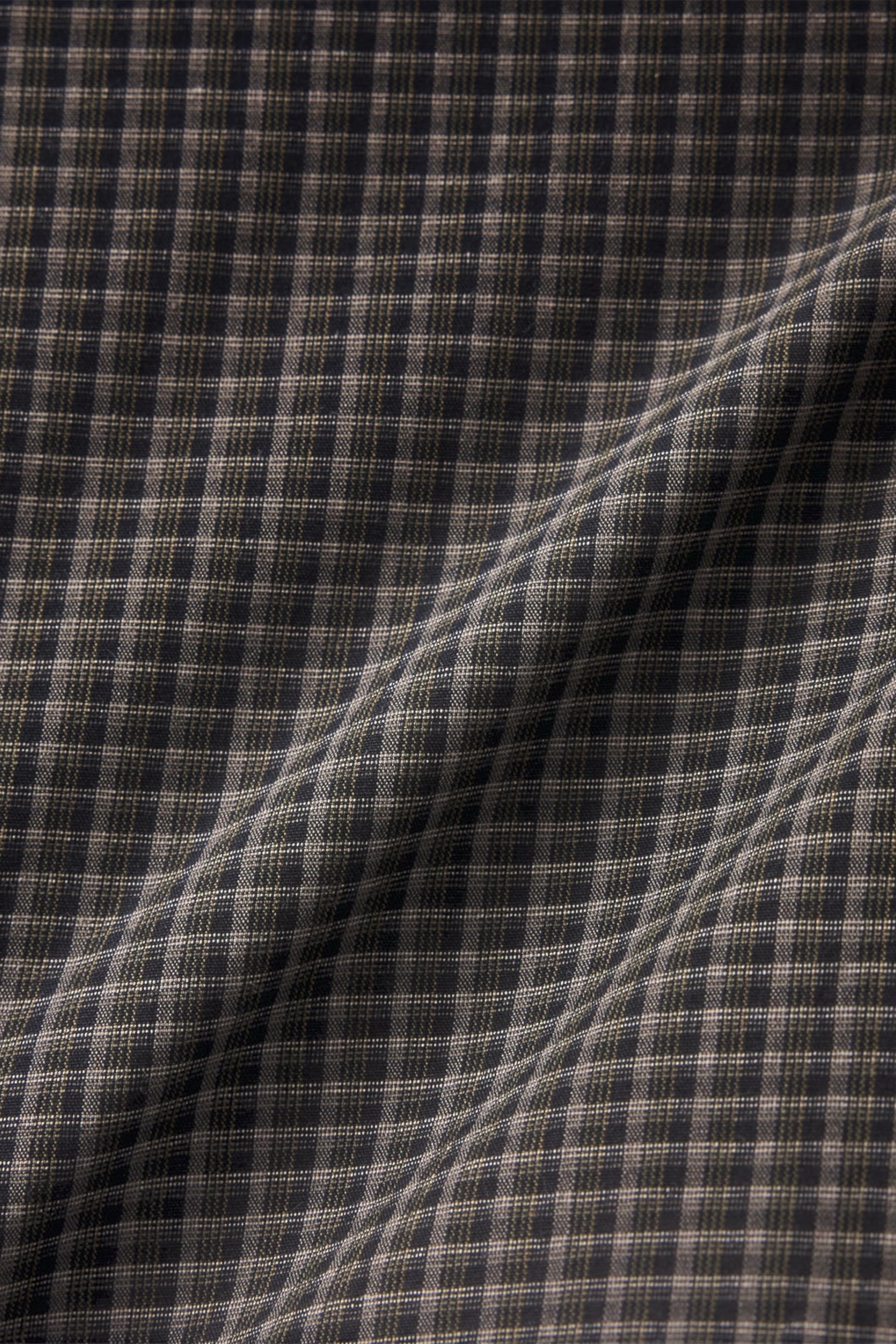 NANAMICA Micro Plaid Wind Shirt Gray | Chemise Broadcloth Micro-Carreaux Hybride | Edgar Bdx