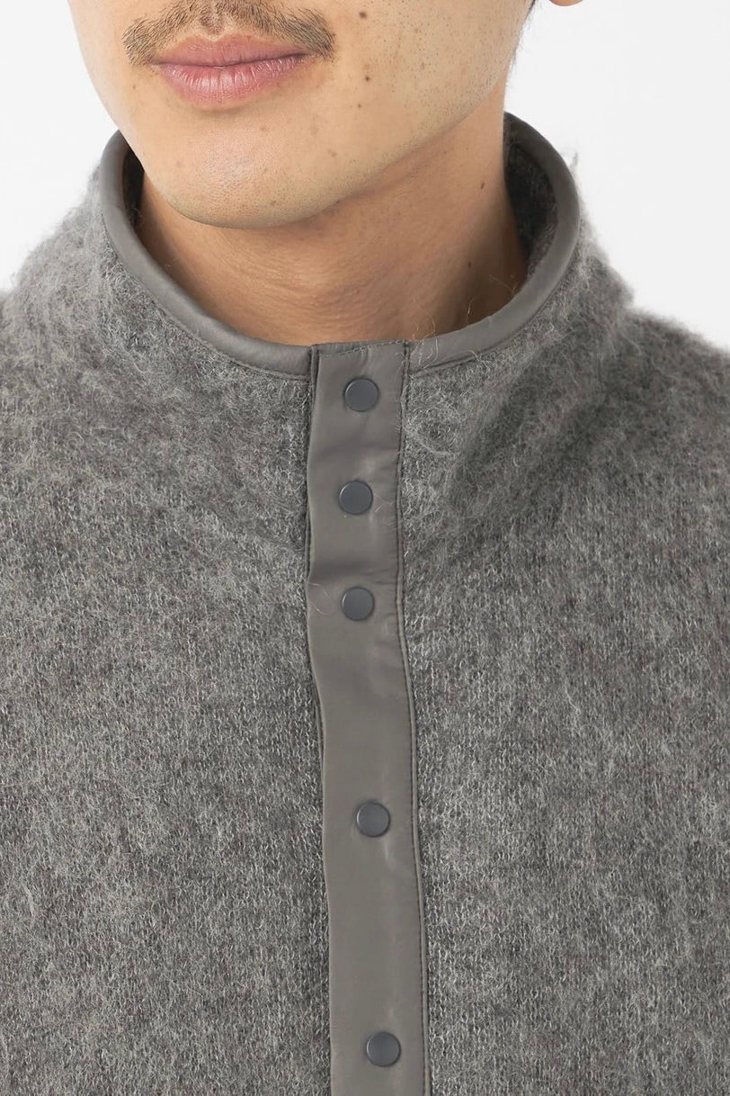 Nanamica - Pullover Mohair Sweater (Heather Gray)