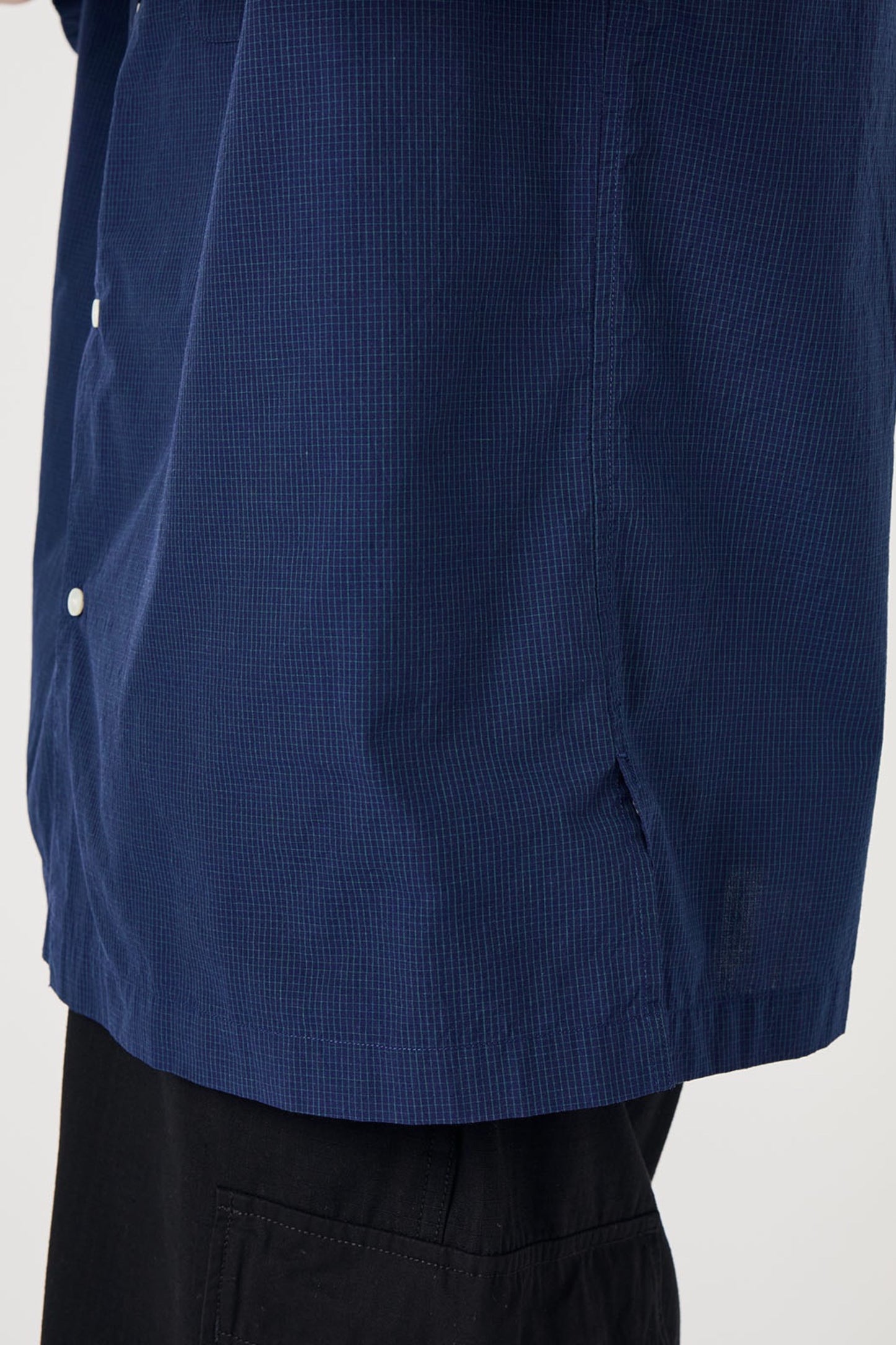 Chemise Nanamica Natural - Regular Collar S/S - Coton Polyester Japon