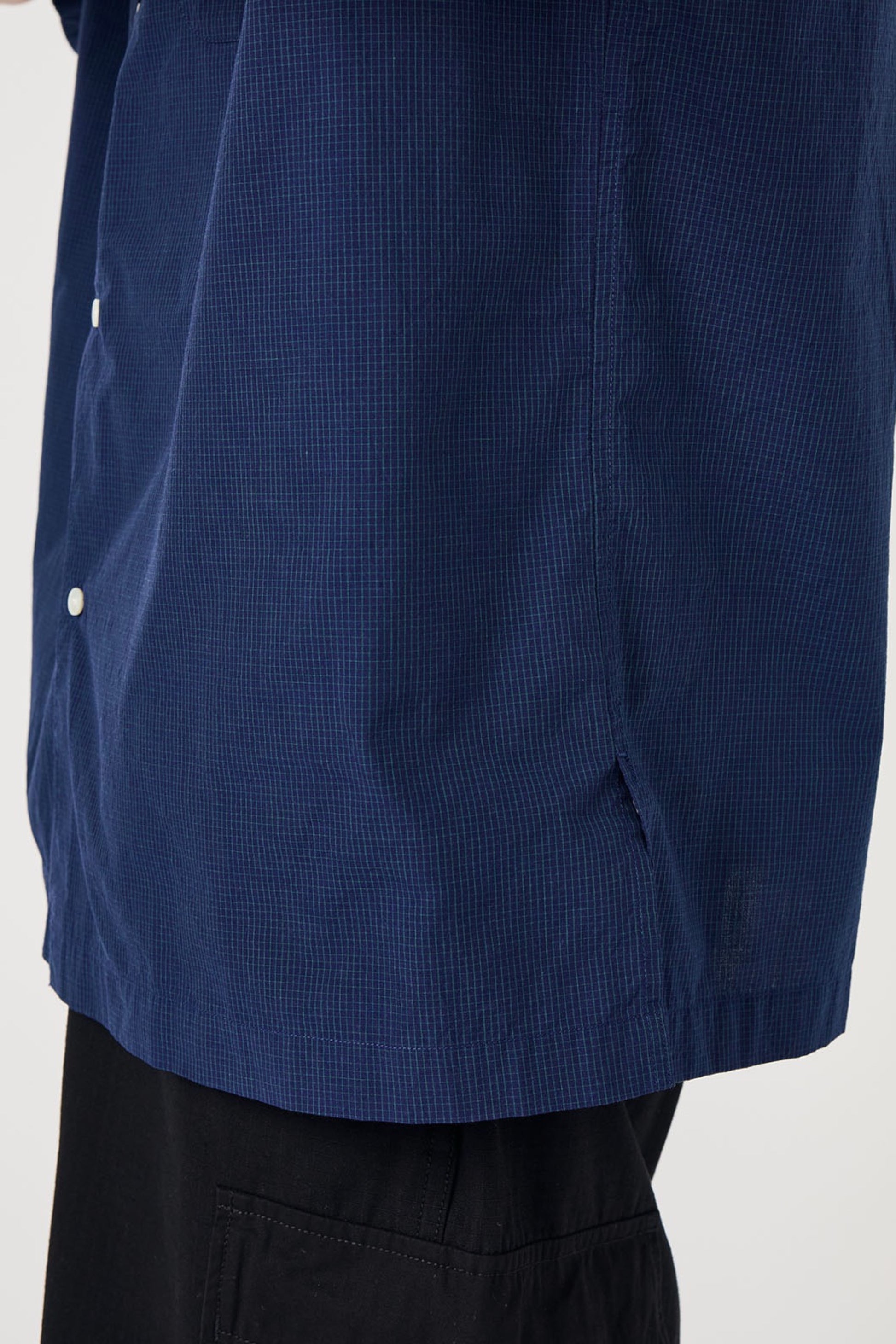 Chemise Nanamica Natural - Regular Collar S/S - Coton Polyester Japon
