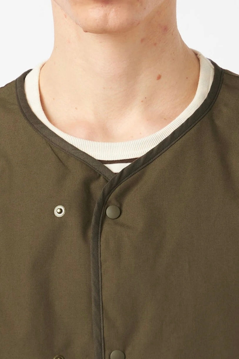 Nanamica - Reversible Down Cardigan (Khaki Beige)