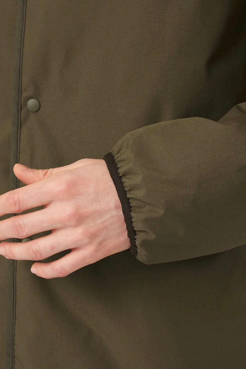 Nanamica - Reversible Down Cardigan (Khaki Beige)