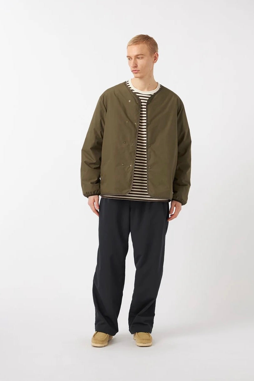 Nanamica - Reversible Down Cardigan (Khaki Beige)